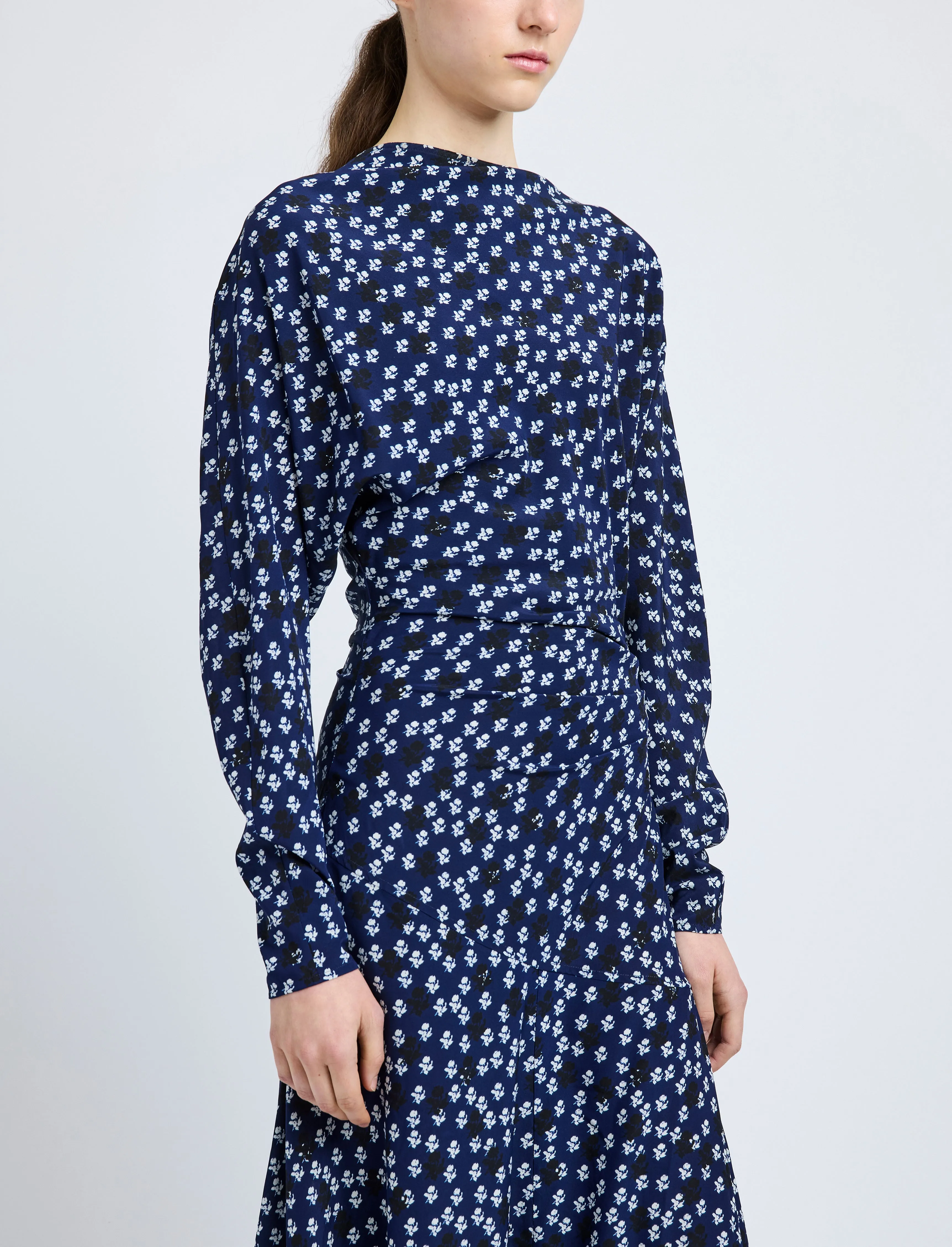 Alina Dress in Printed Silk Viscose sold by Proenza Schouler product image thumbnail 5