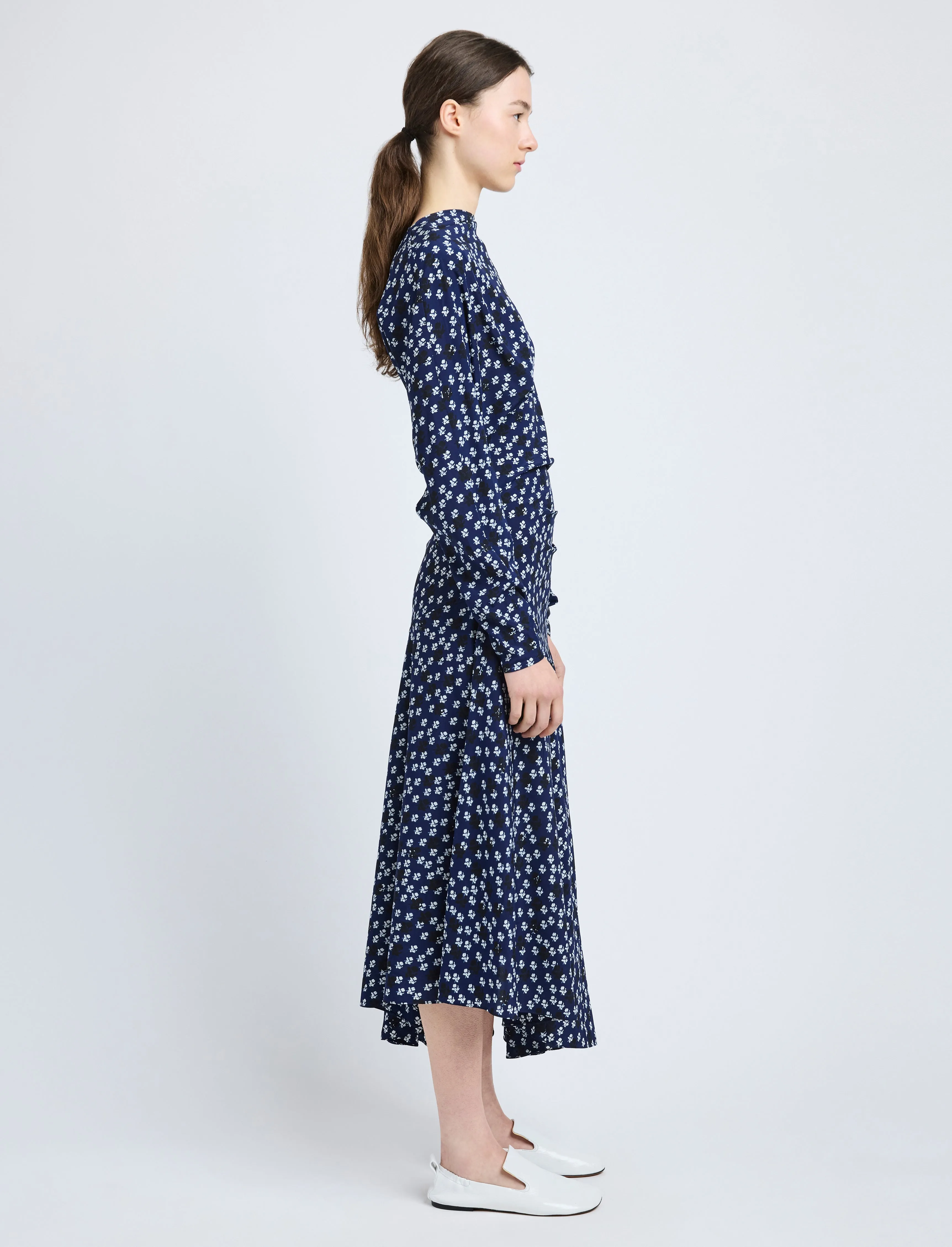Alina Dress in Printed Silk Viscose sold by Proenza Schouler product image thumbnail 3