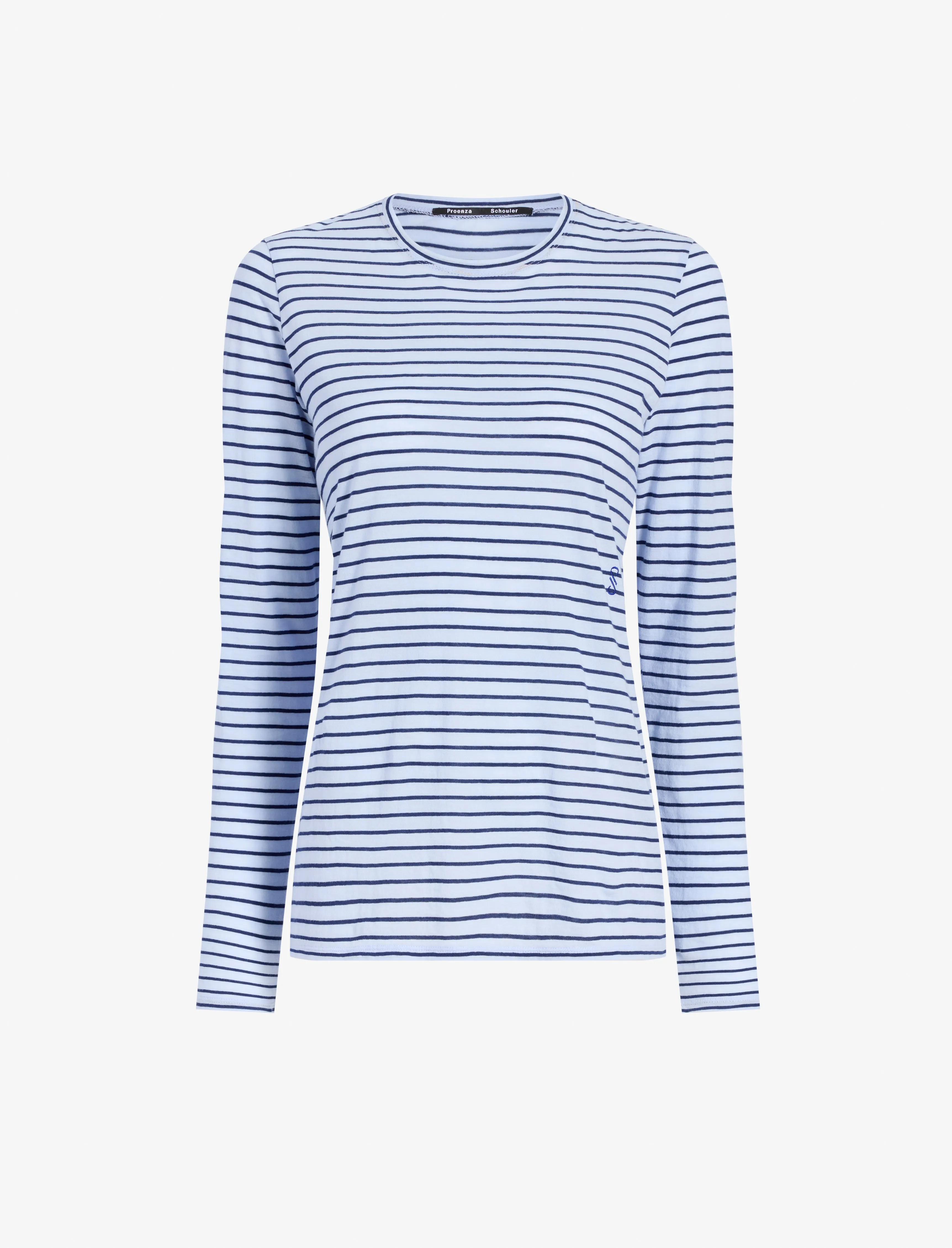 Mia T-Shirt in Cotton Stripe Jersey sold by Proenza Schouler