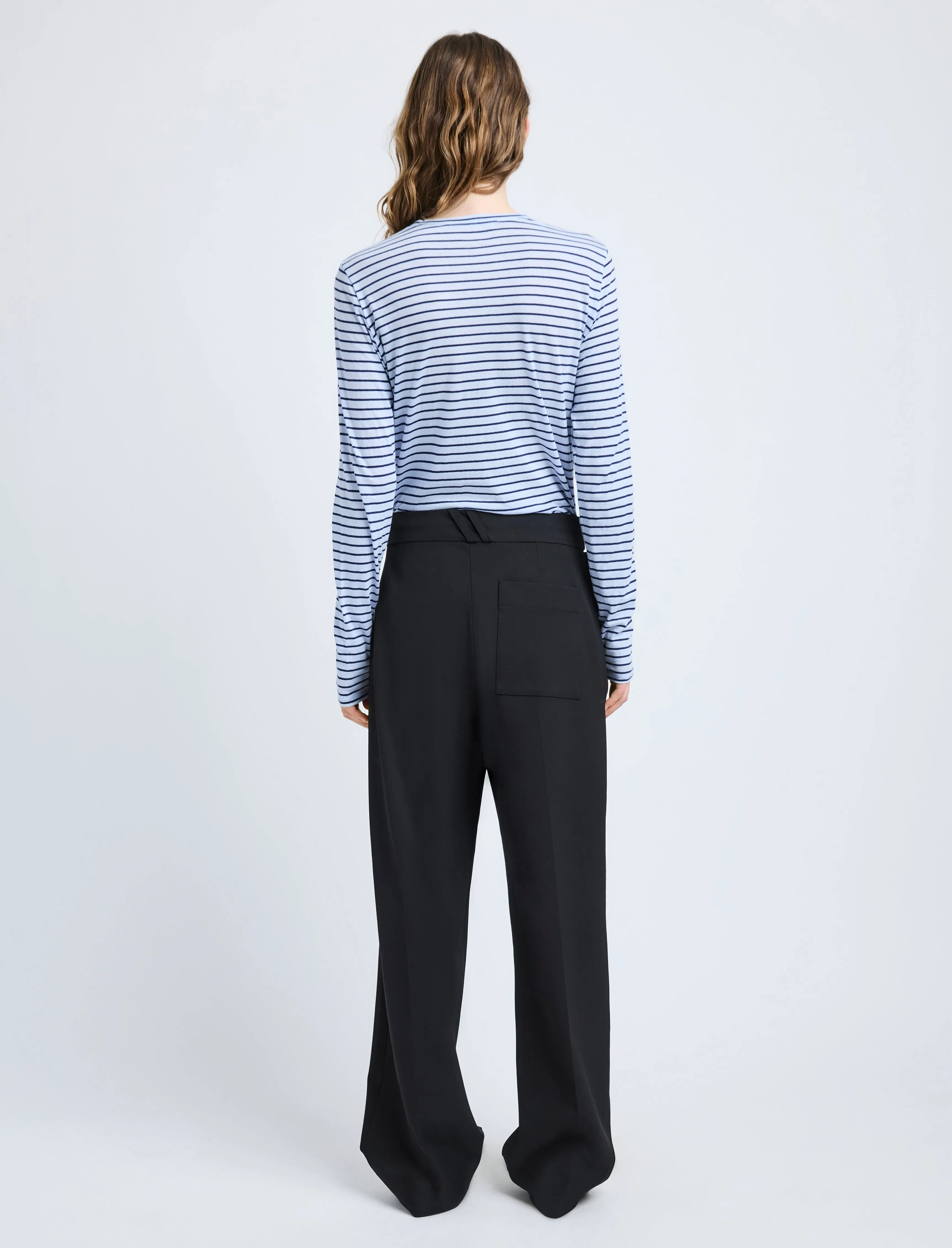 Mia T-Shirt in Cotton Stripe Jersey sold by Proenza Schouler product image thumbnail 5