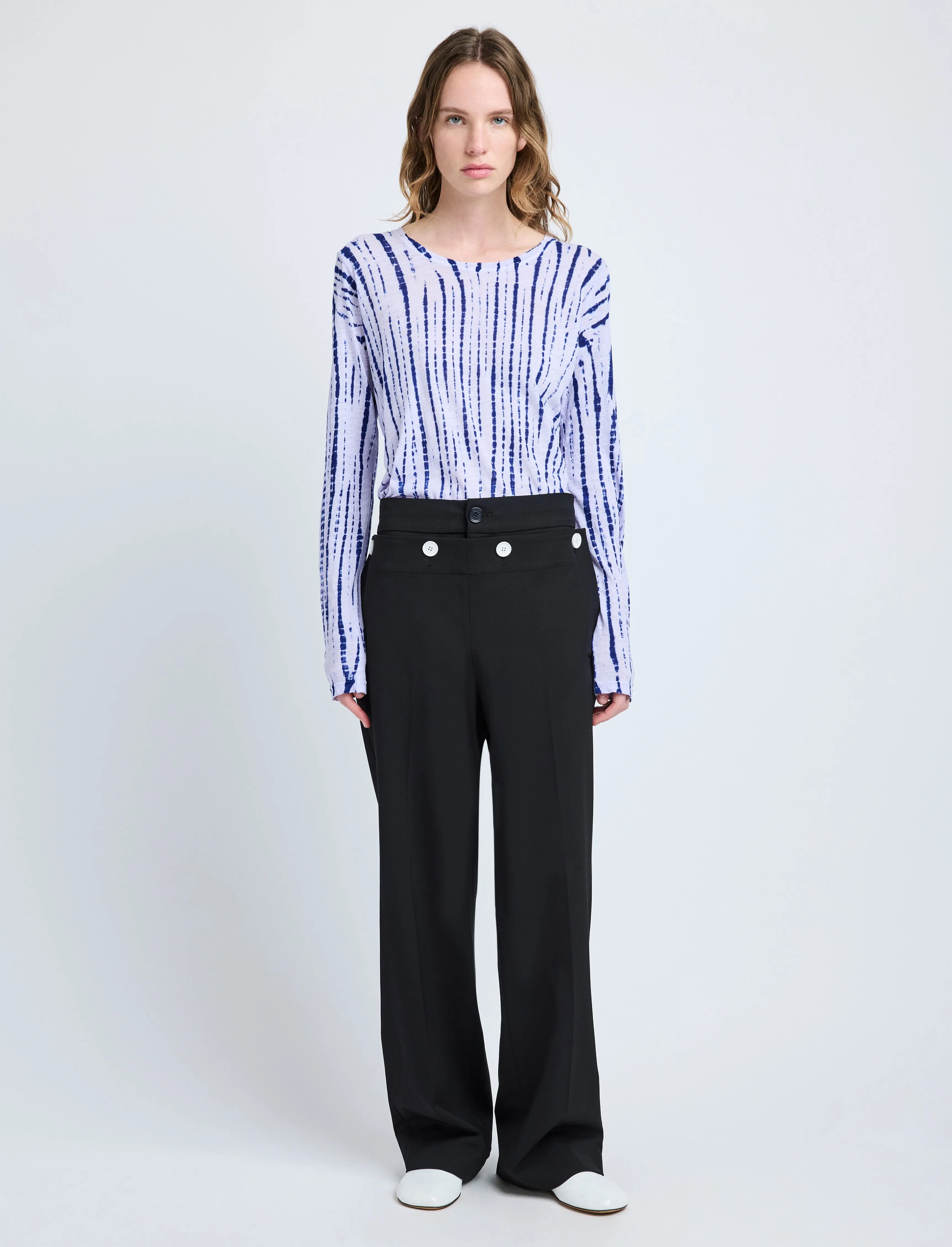 Mia T-Shirt in Tie Dye Tissue Jersey sold by Proenza Schouler product image thumbnail 3