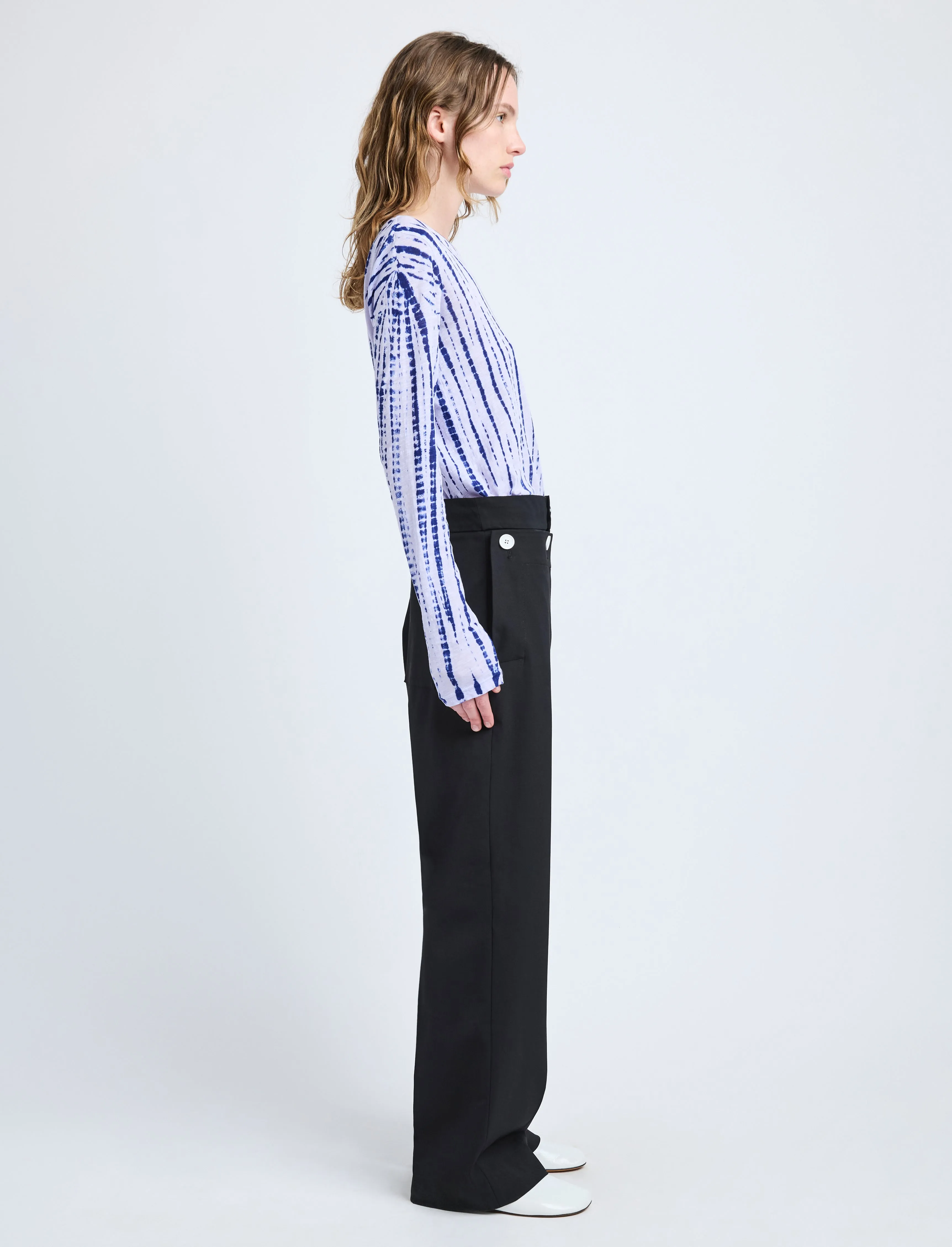 Mia T-Shirt in Tie Dye Tissue Jersey sold by Proenza Schouler product image thumbnail 4
