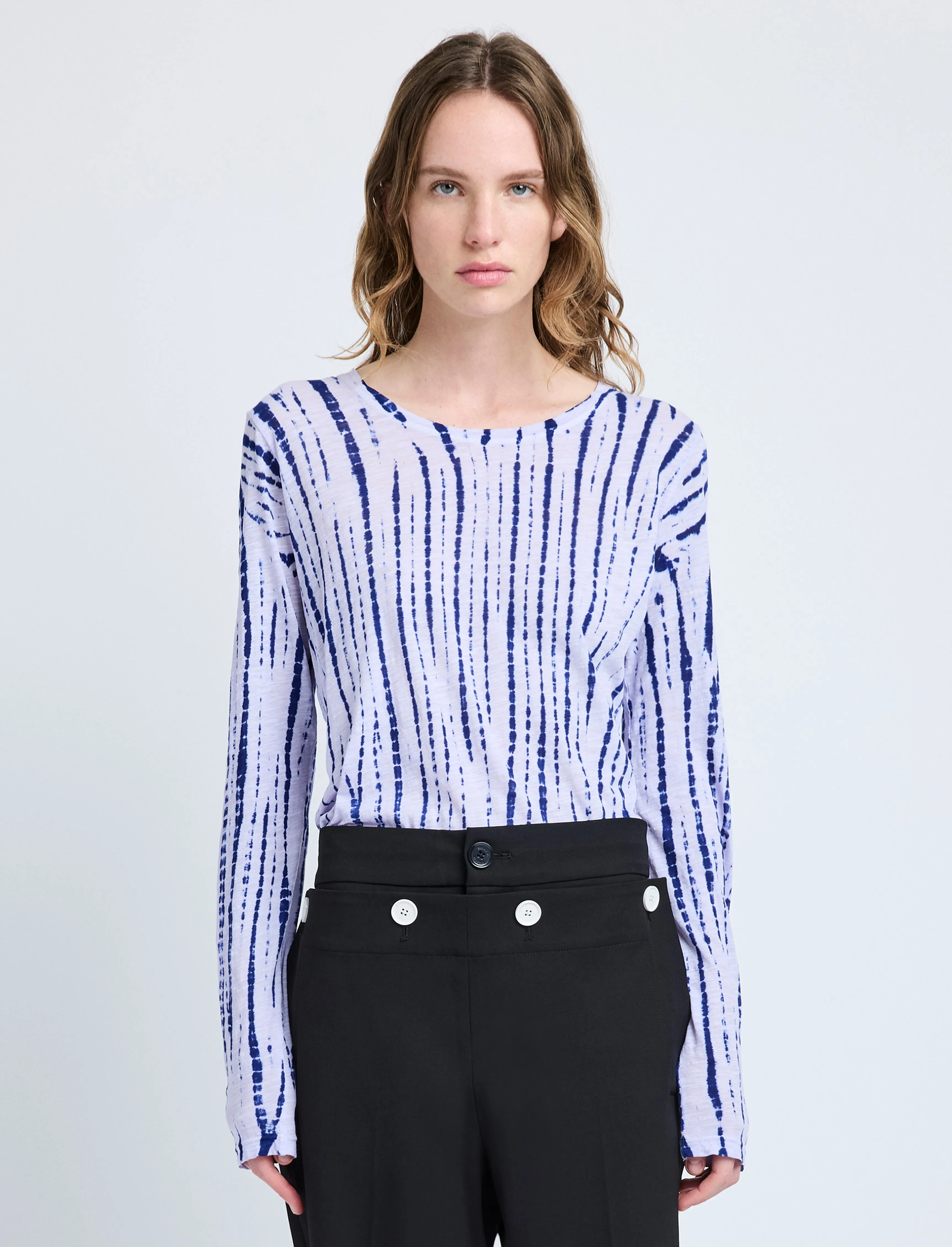 Mia T-Shirt in Tie Dye Tissue Jersey sold by Proenza Schouler product image thumbnail 2