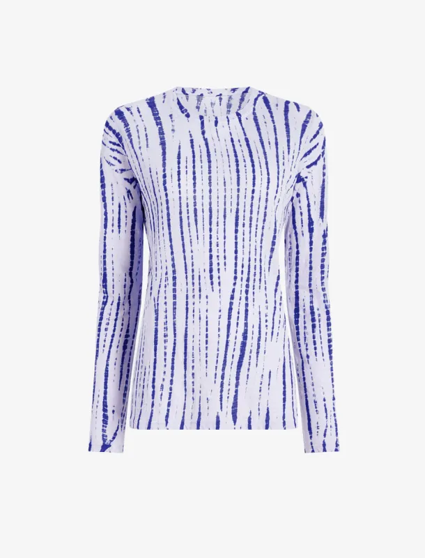 Mia T-Shirt in Tie Dye Tissue Jersey sold by Proenza Schouler