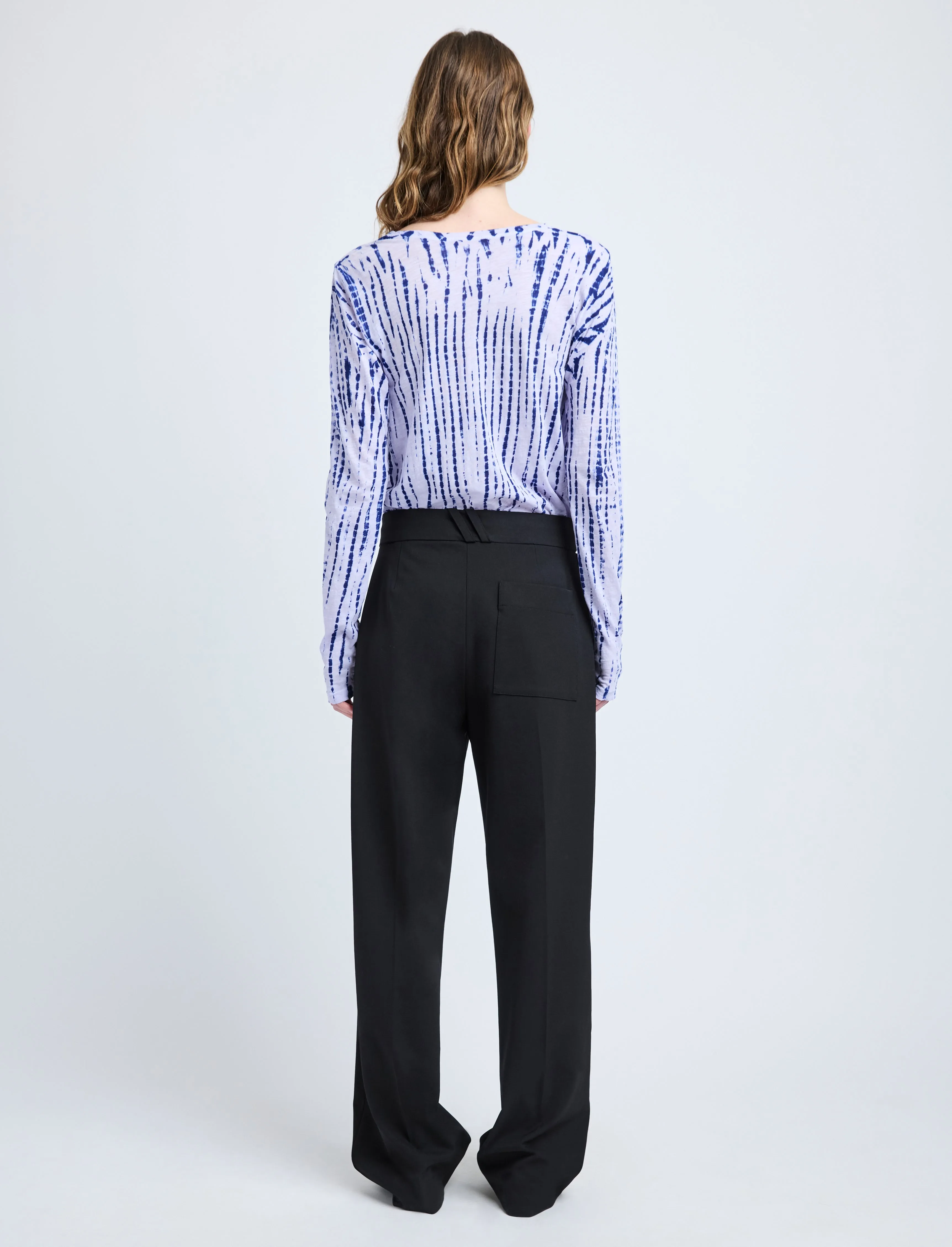 Mia T-Shirt in Tie Dye Tissue Jersey sold by Proenza Schouler product image thumbnail 5