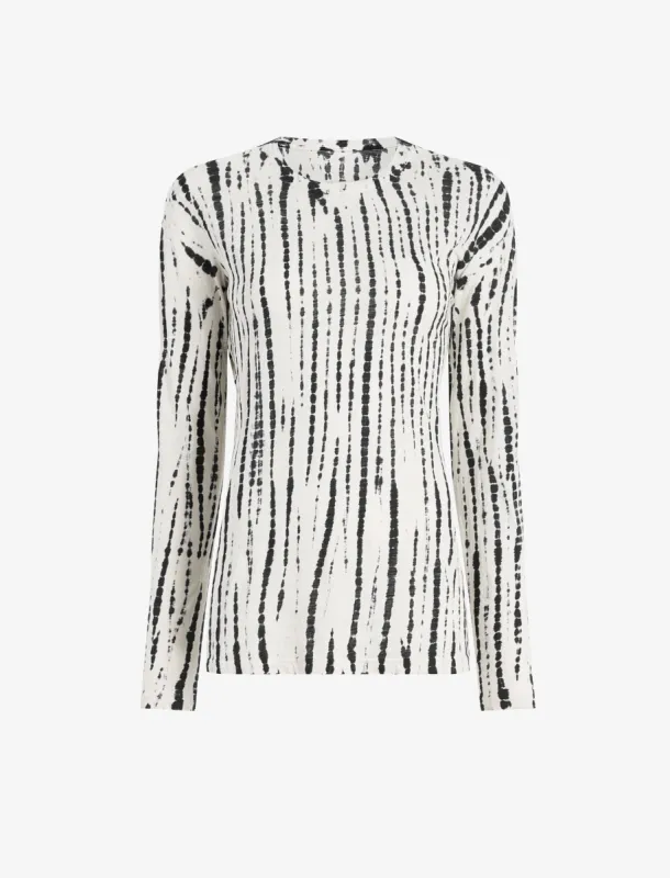 Mia T-Shirt in Tie Dye Tissue Jersey sold by Proenza Schouler