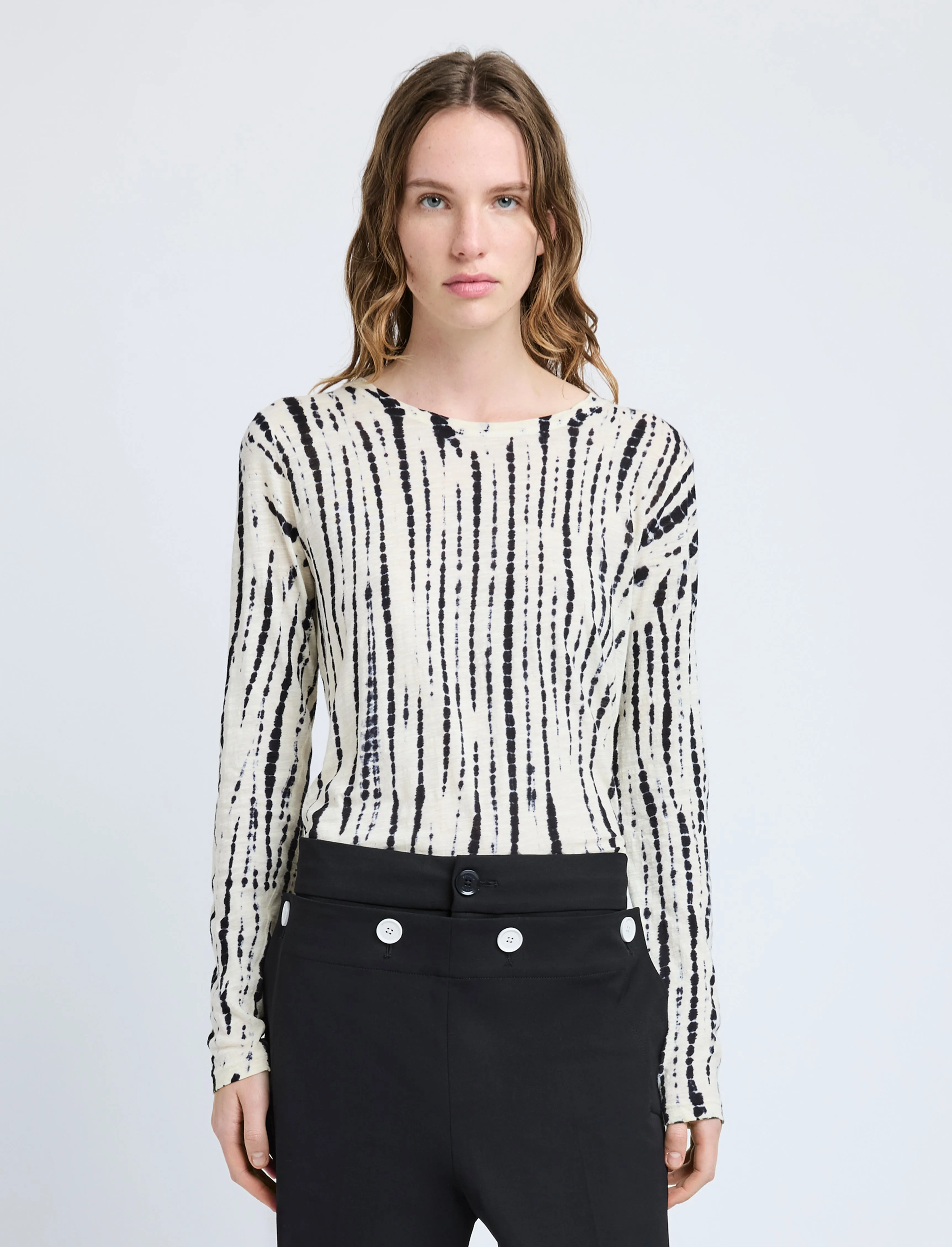 Mia T-Shirt in Tie Dye Tissue Jersey sold by Proenza Schouler product image thumbnail 2