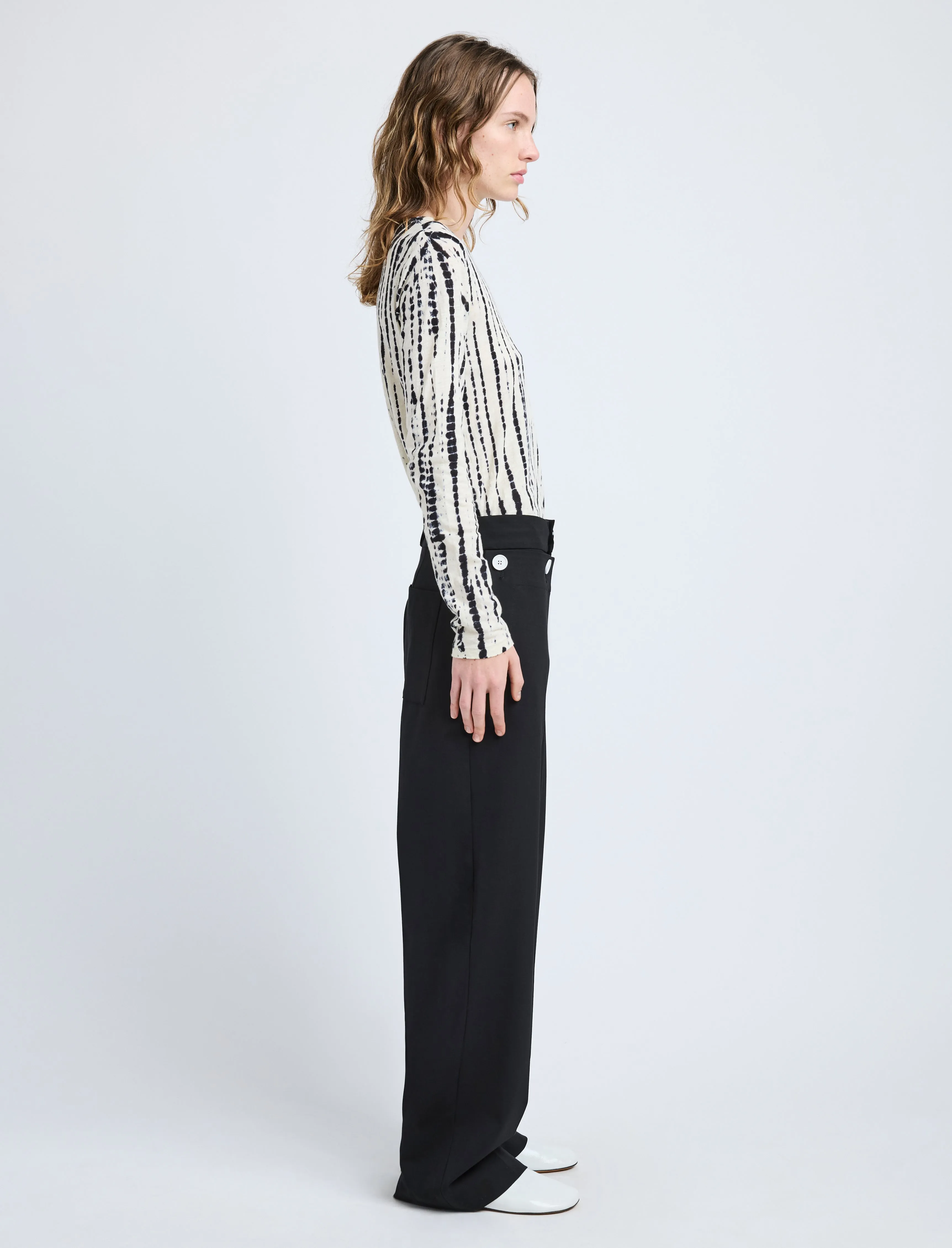 Mia T-Shirt in Tie Dye Tissue Jersey sold by Proenza Schouler product image thumbnail 4