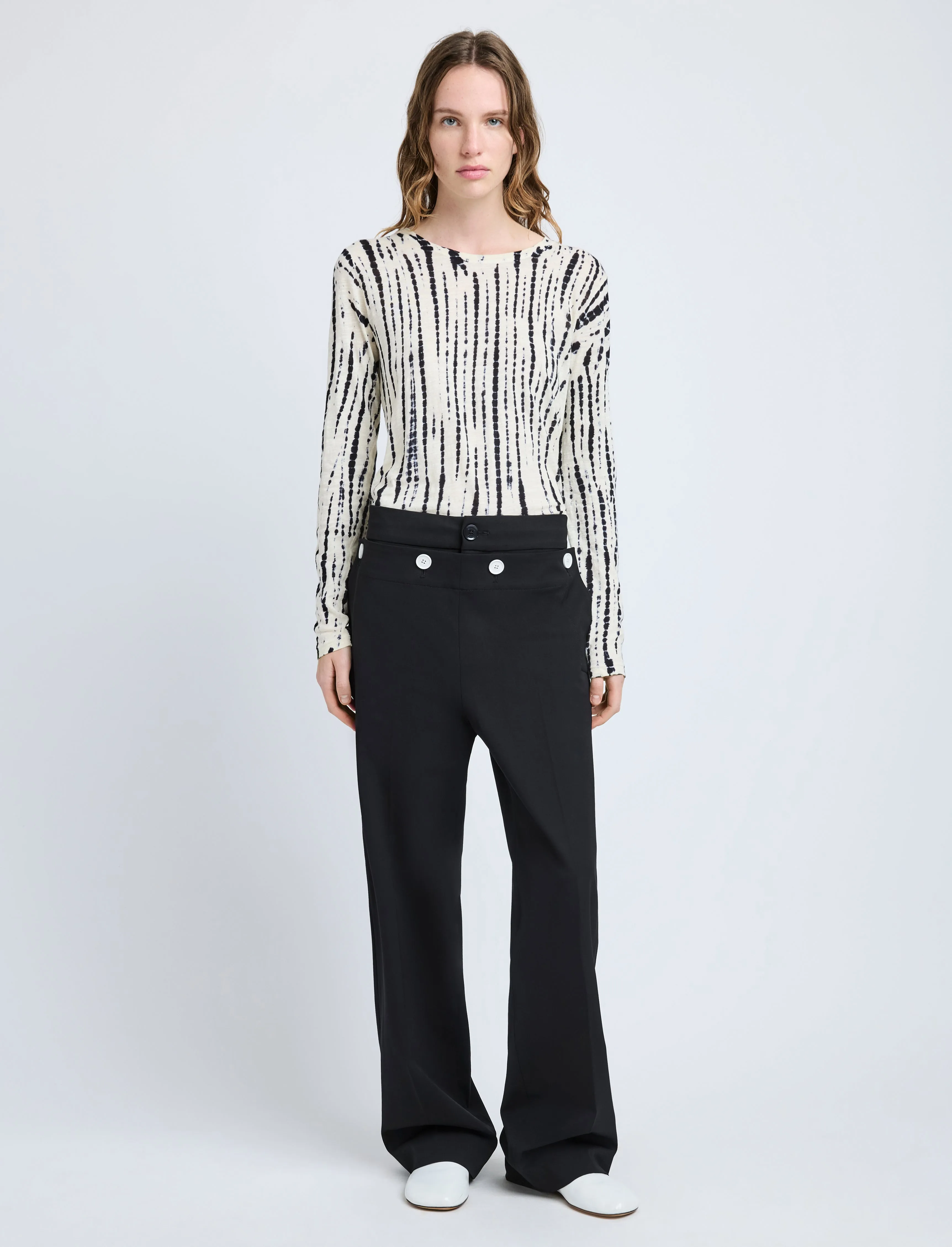 Mia T-Shirt in Tie Dye Tissue Jersey sold by Proenza Schouler product image thumbnail 3