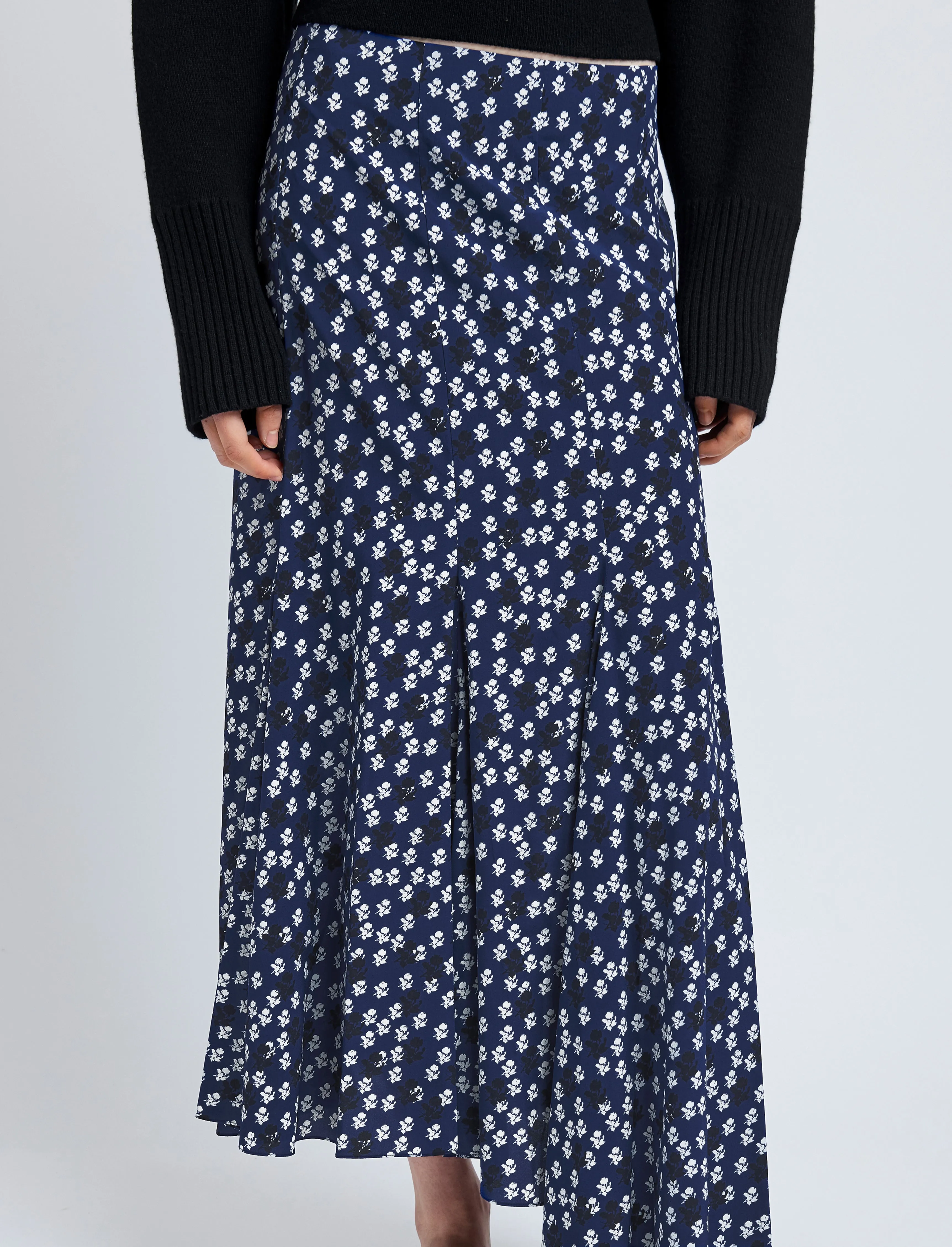 Joelle Skirt in Printed Silk Viscose sold by Proenza Schouler product image thumbnail 5