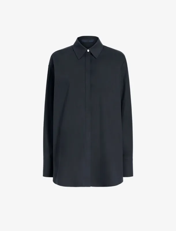 Addy Shirt in Compact Cotton Poplin sold by Proenza Schouler