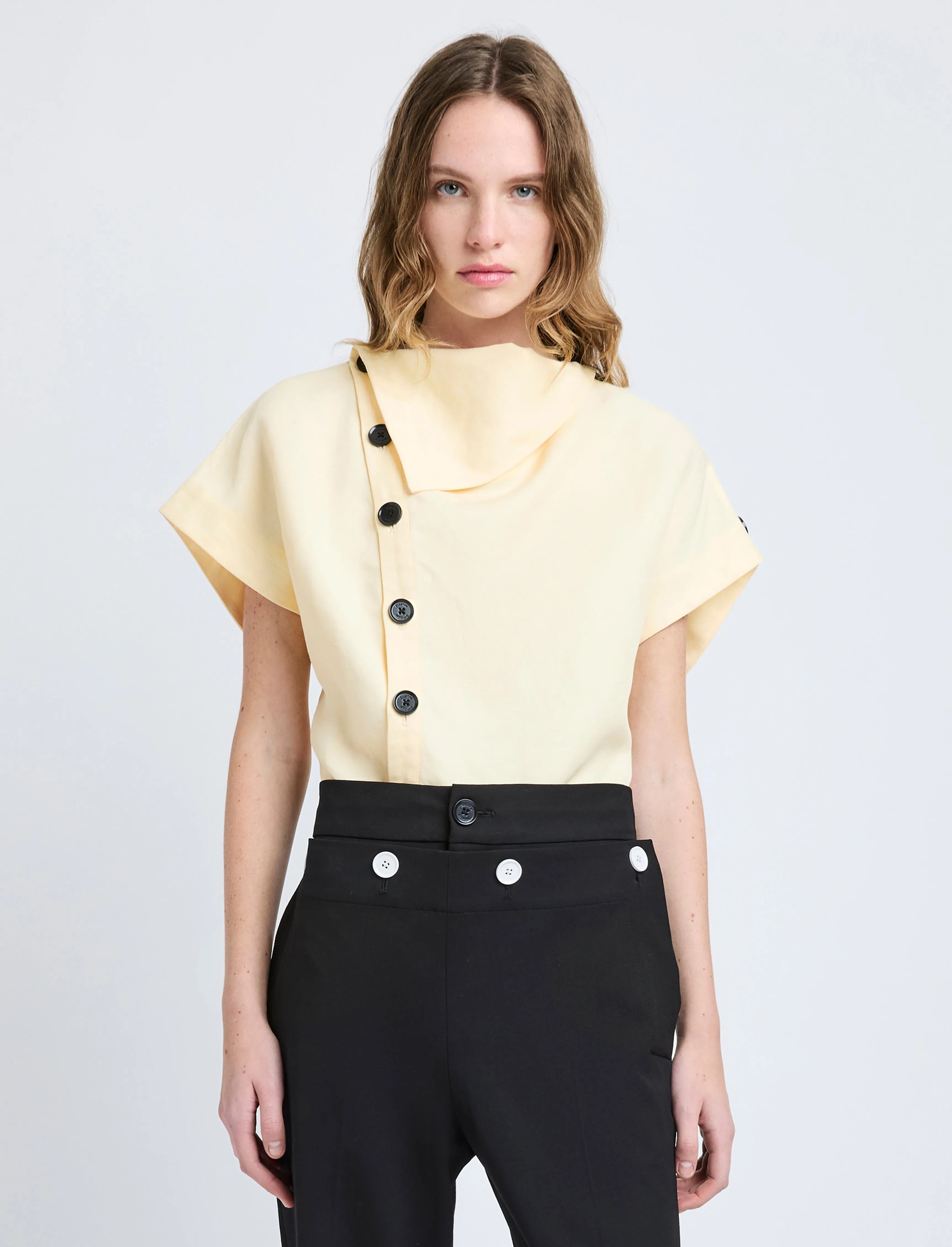 Zion Top in Linen Viscose sold by Proenza Schouler product image thumbnail 2