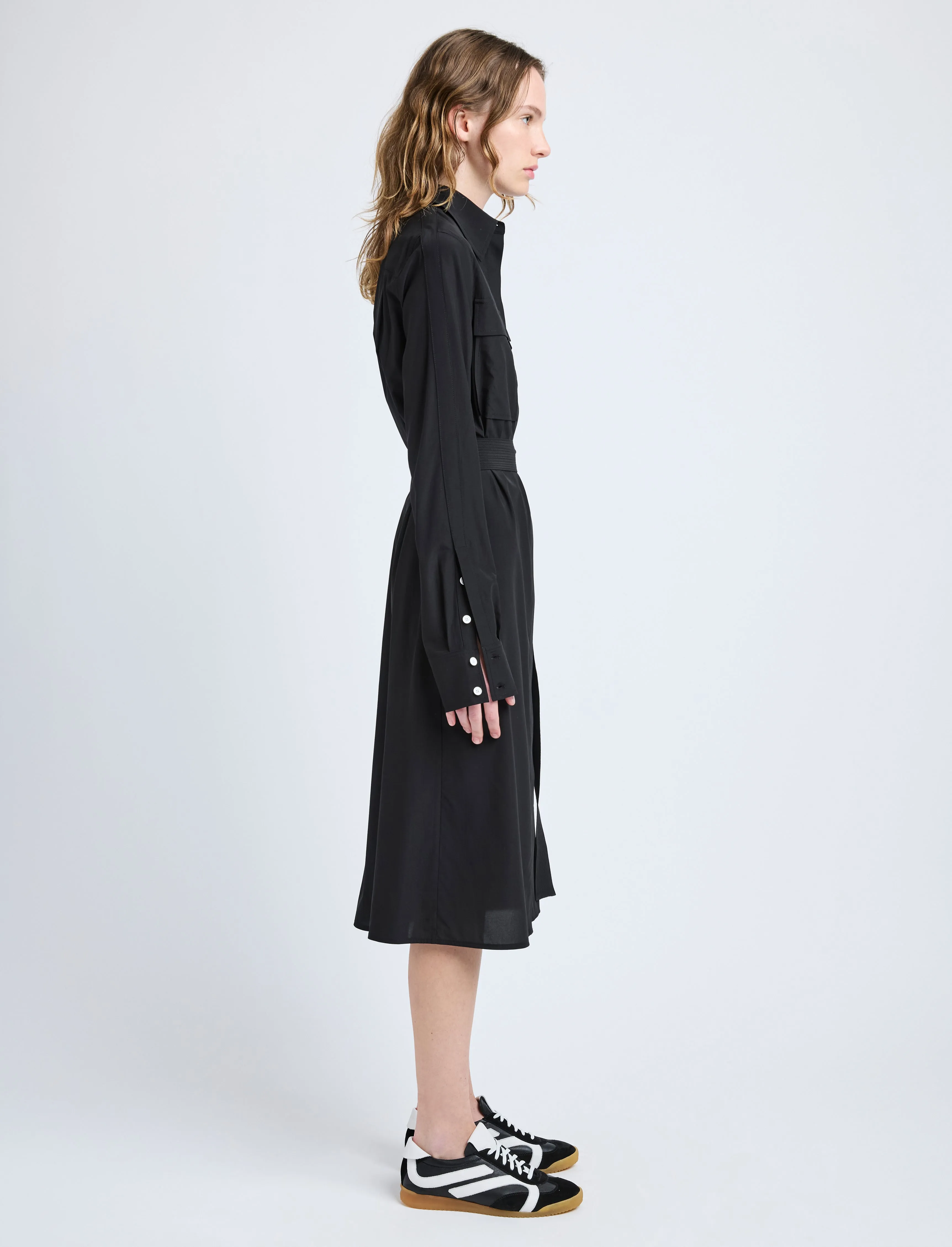 McKenna Dress in Stretch Silk Viscose sold by Proenza Schouler product image thumbnail 3