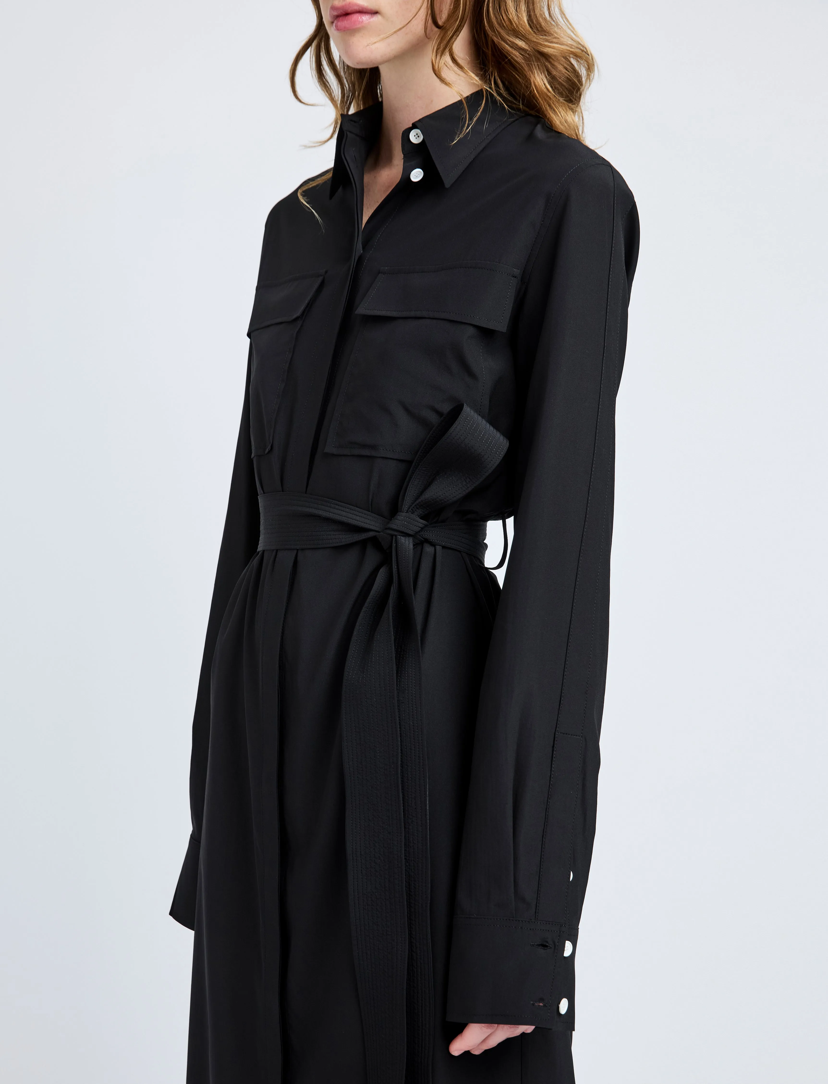 McKenna Dress in Stretch Silk Viscose sold by Proenza Schouler product image thumbnail 5