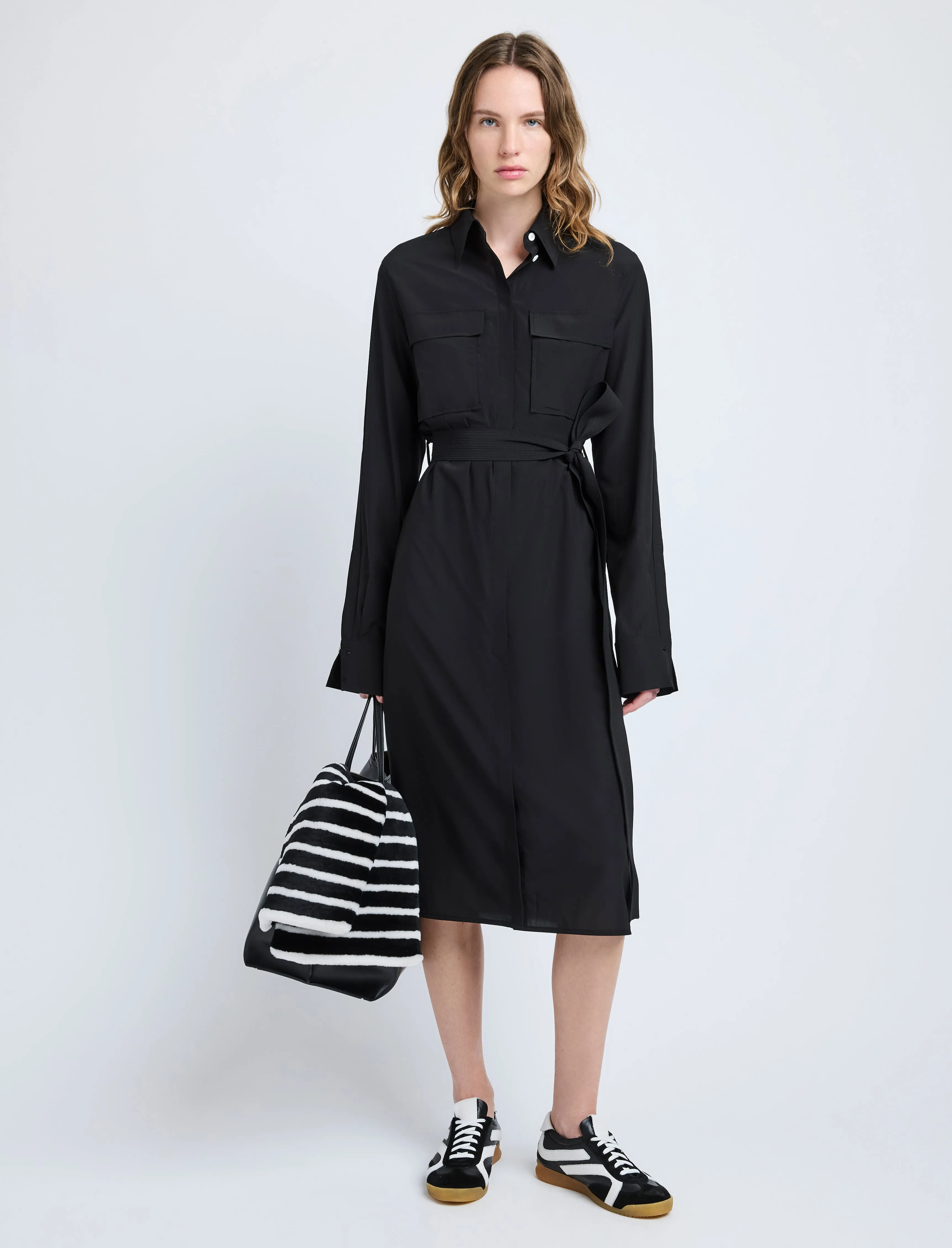 McKenna Dress in Stretch Silk Viscose sold by Proenza Schouler product image thumbnail 2