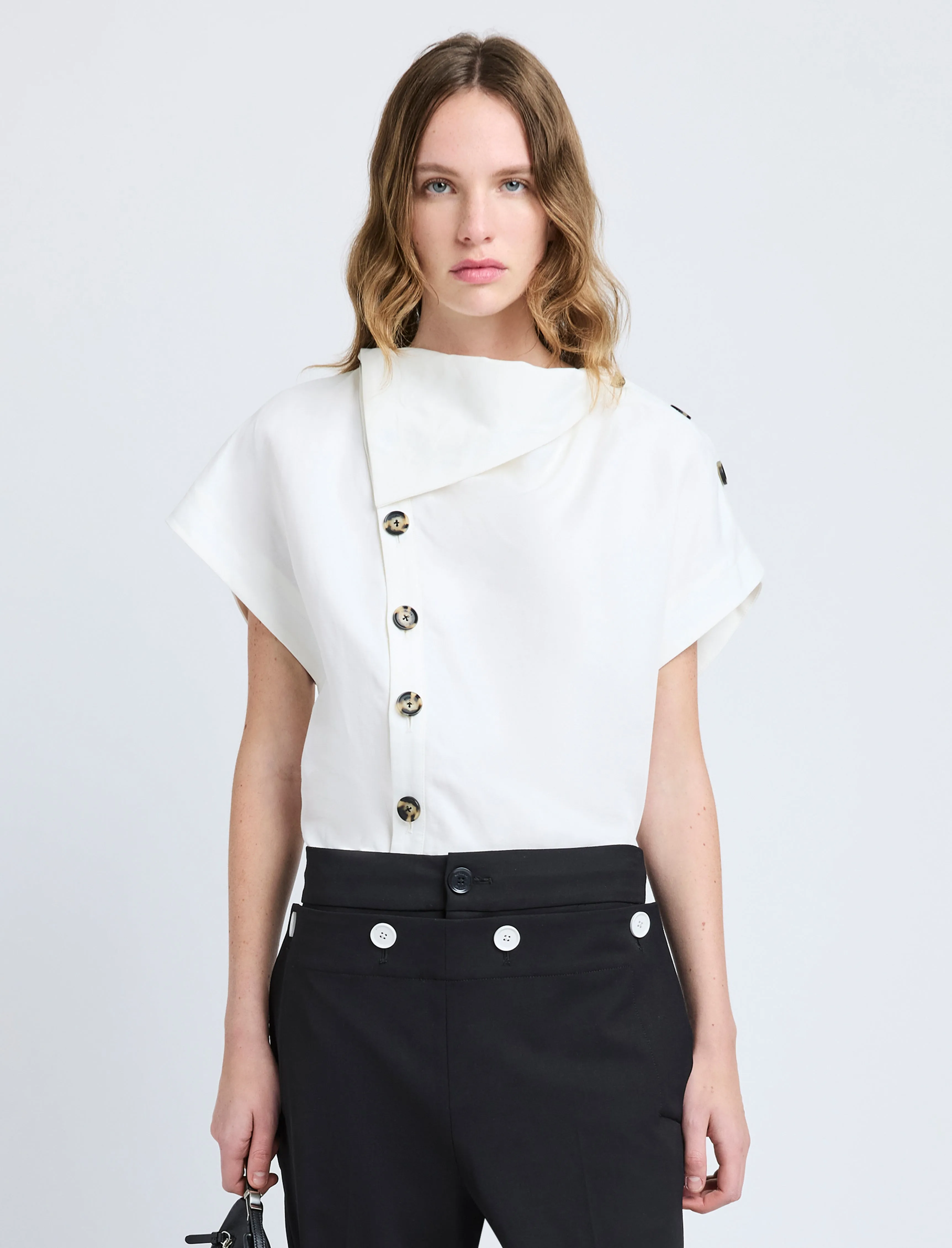 Zion Top in Linen Viscose sold by Proenza Schouler product image thumbnail 2