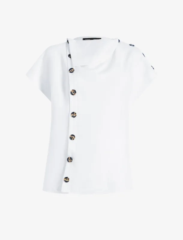 Zion Top in Linen Viscose sold by Proenza Schouler