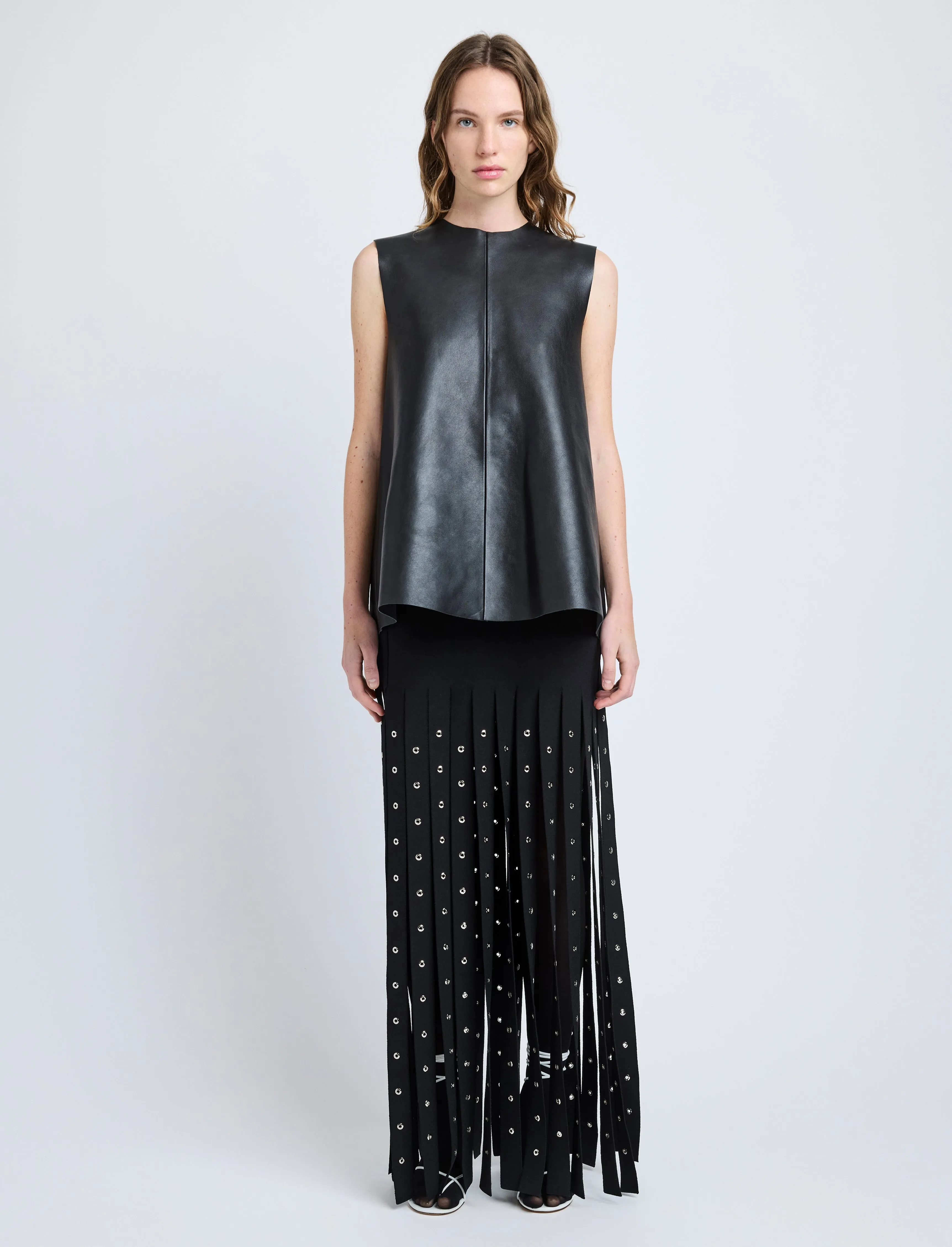 Effe Skirt in Compact Viscose Knit sold by Proenza Schouler product image thumbnail 2