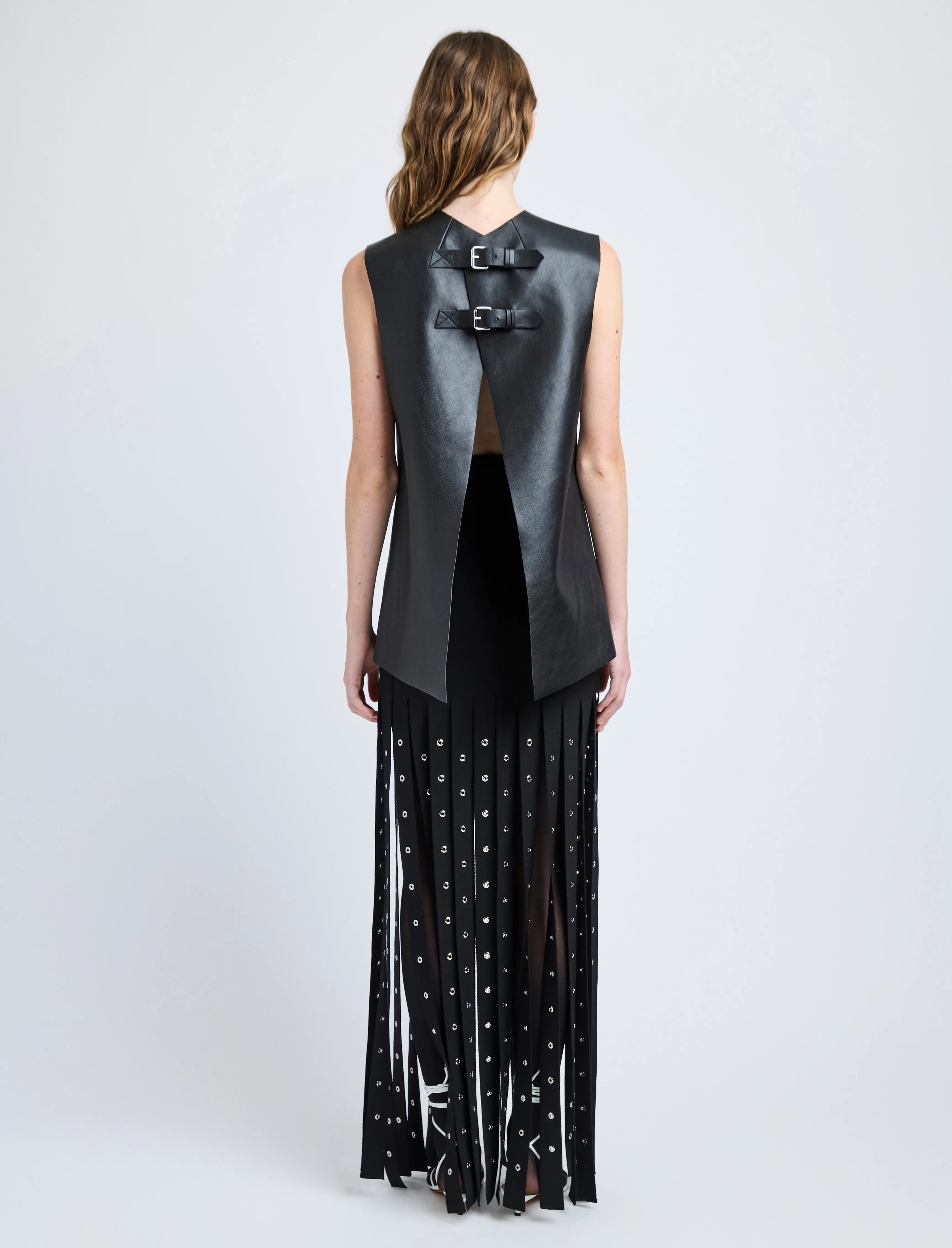 Effe Skirt in Compact Viscose Knit sold by Proenza Schouler product image thumbnail 4