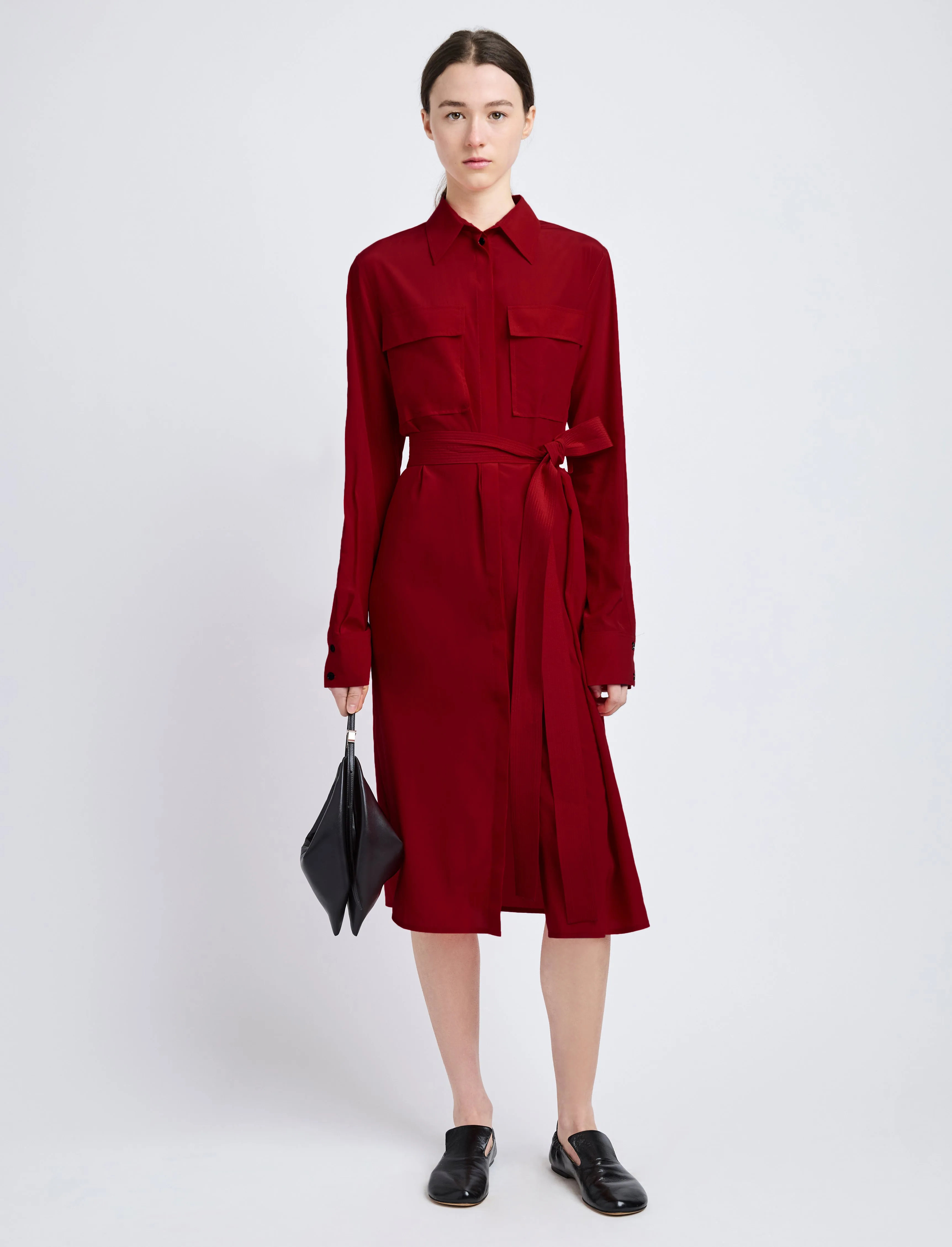 McKenna Dress in Stretch Silk Viscose sold by Proenza Schouler product image thumbnail 2