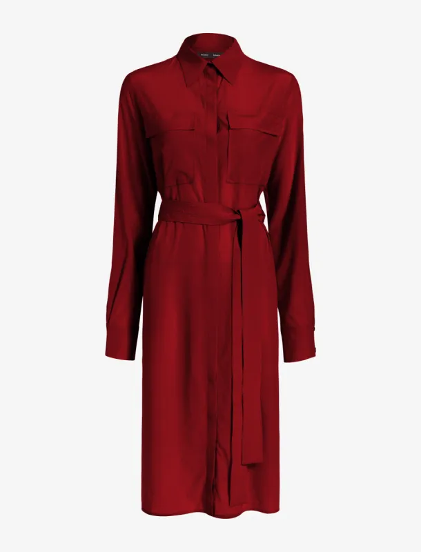 McKenna Dress in Stretch Silk Viscose sold by Proenza Schouler