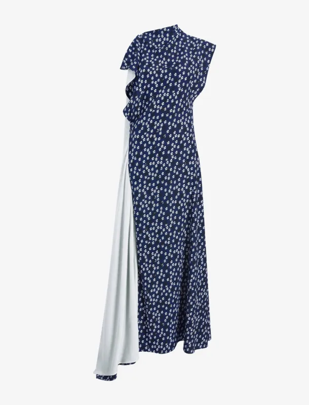 Devyn Dress in Printed Silk Viscose sold by Proenza Schouler