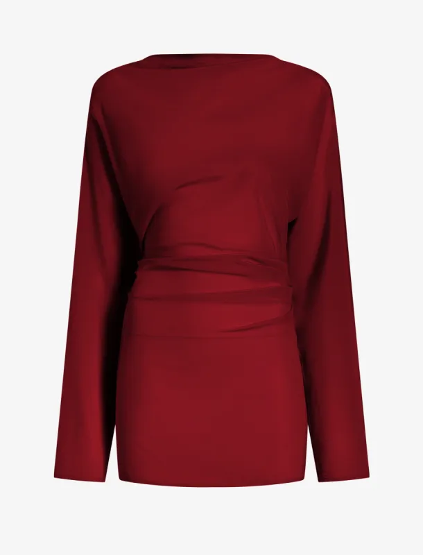 Keegan Top in Stretch Silk Viscose made by Proenza Schouler