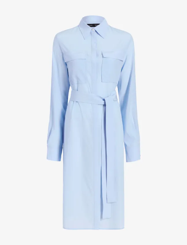 McKenna Dress in Stretch Silk Viscose sold by Proenza Schouler