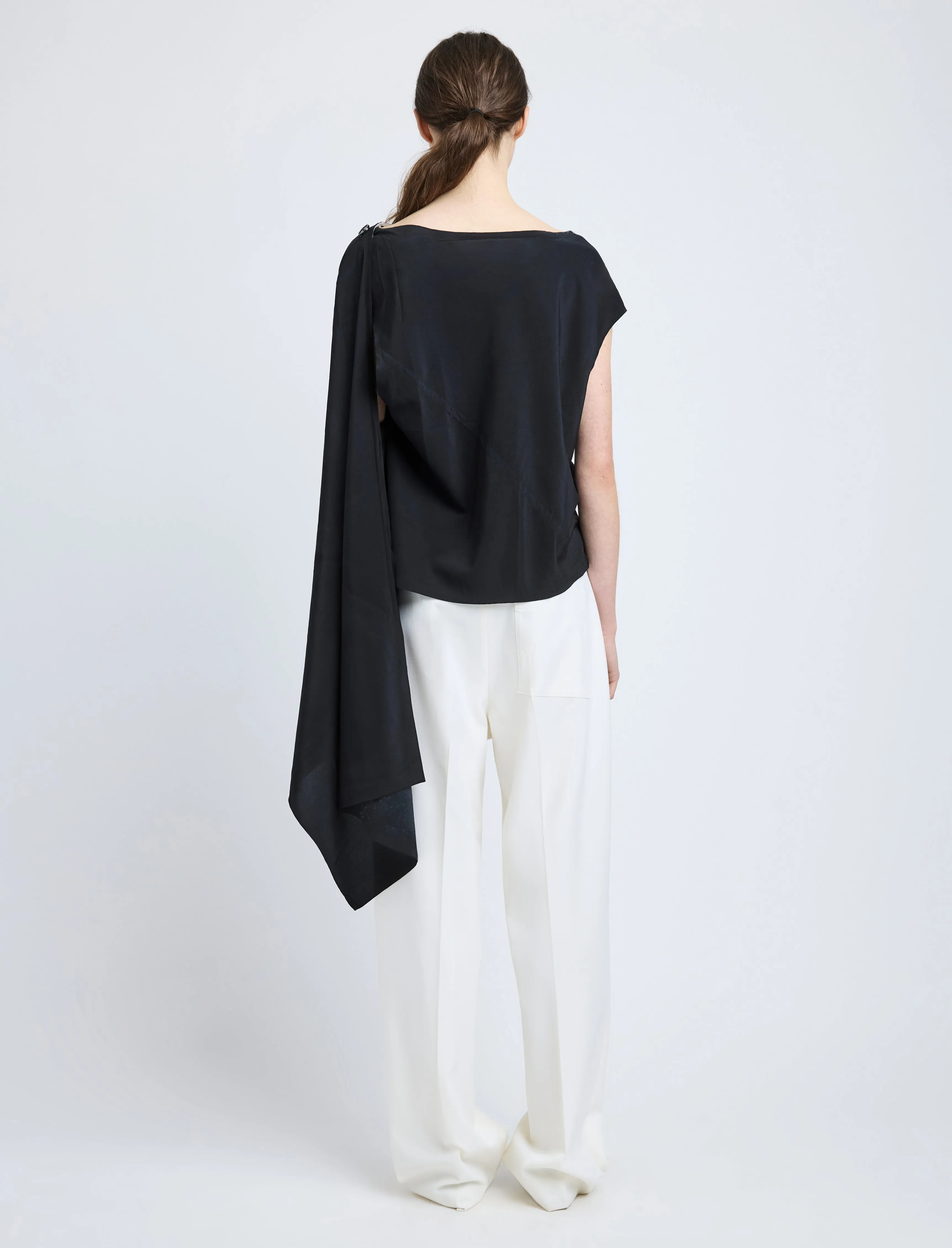 Ondine Top in Stretch Silk Viscose sold by Proenza Schouler product image thumbnail 5