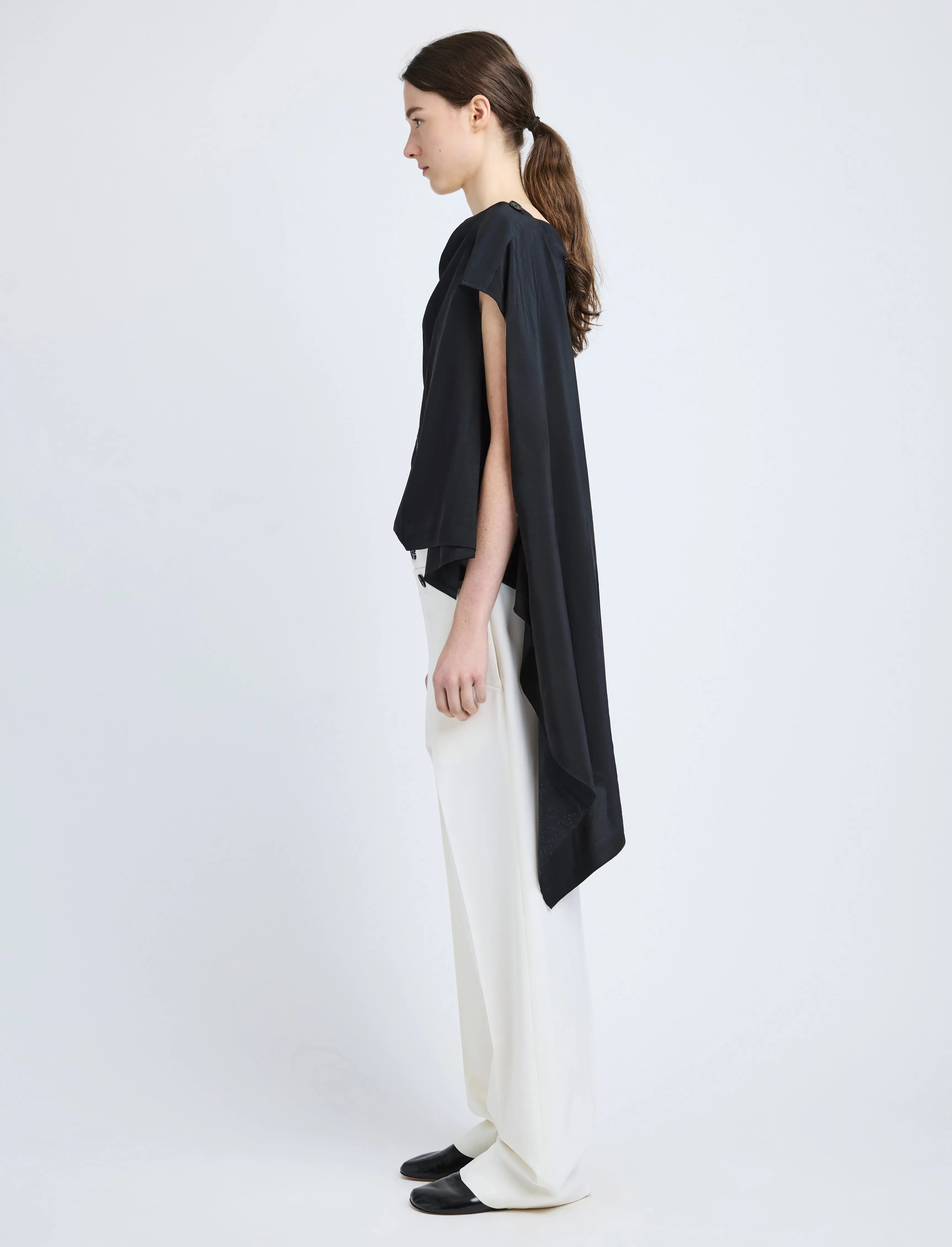 Ondine Top in Stretch Silk Viscose sold by Proenza Schouler product image thumbnail 4