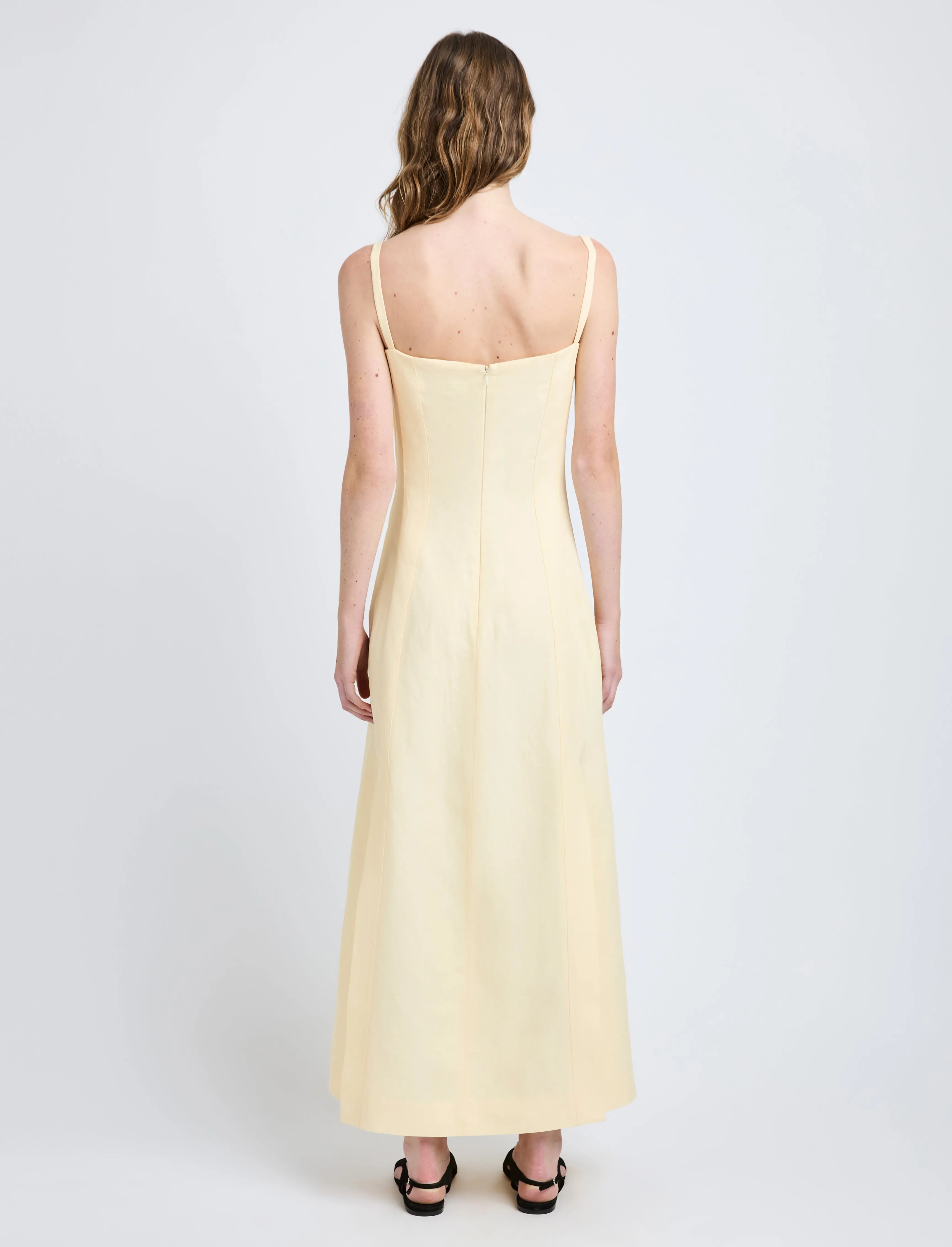 Candice Dress in Linen Viscose sold by Proenza Schouler product image thumbnail 4