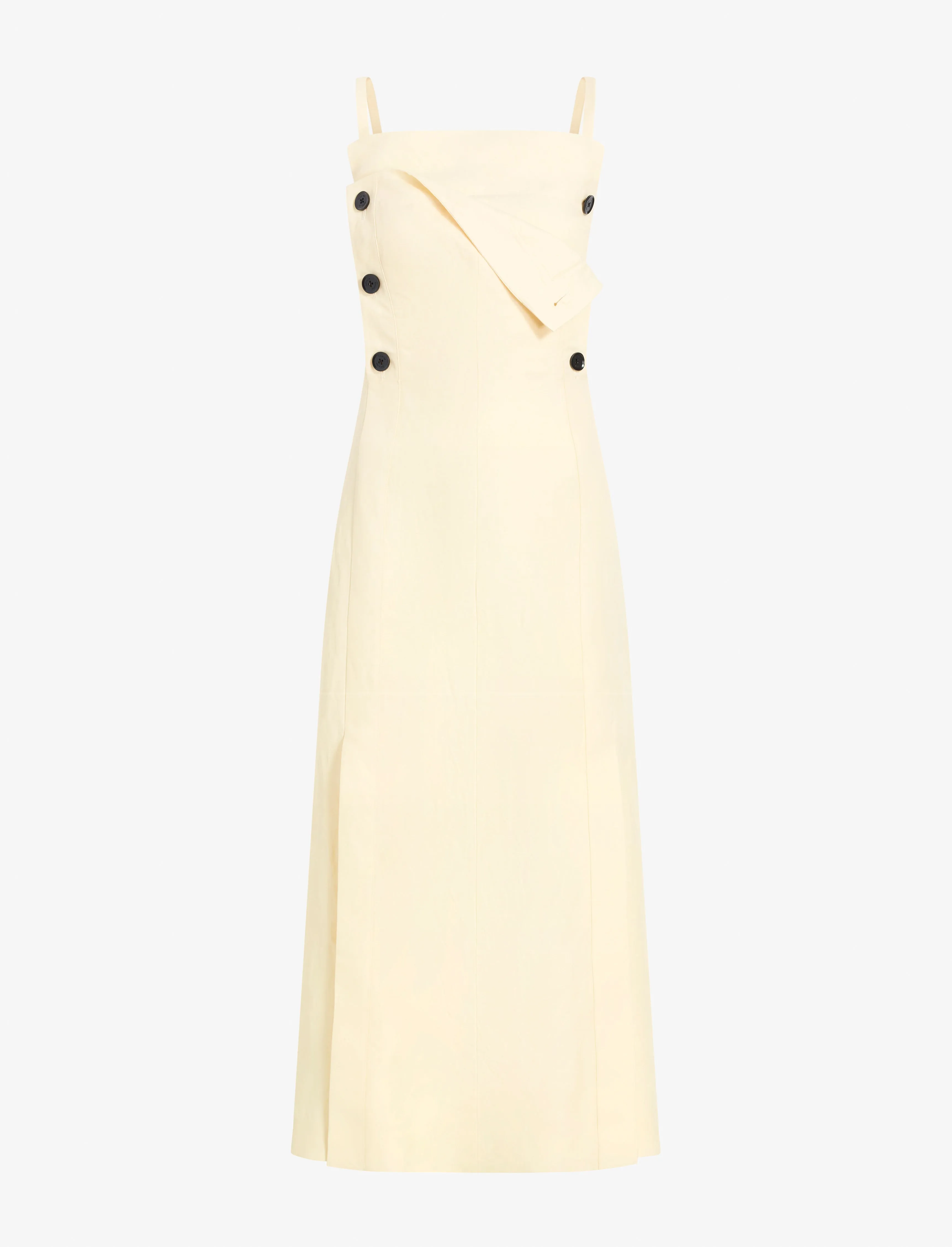 Candice Dress in Linen Viscose sold by Proenza Schouler