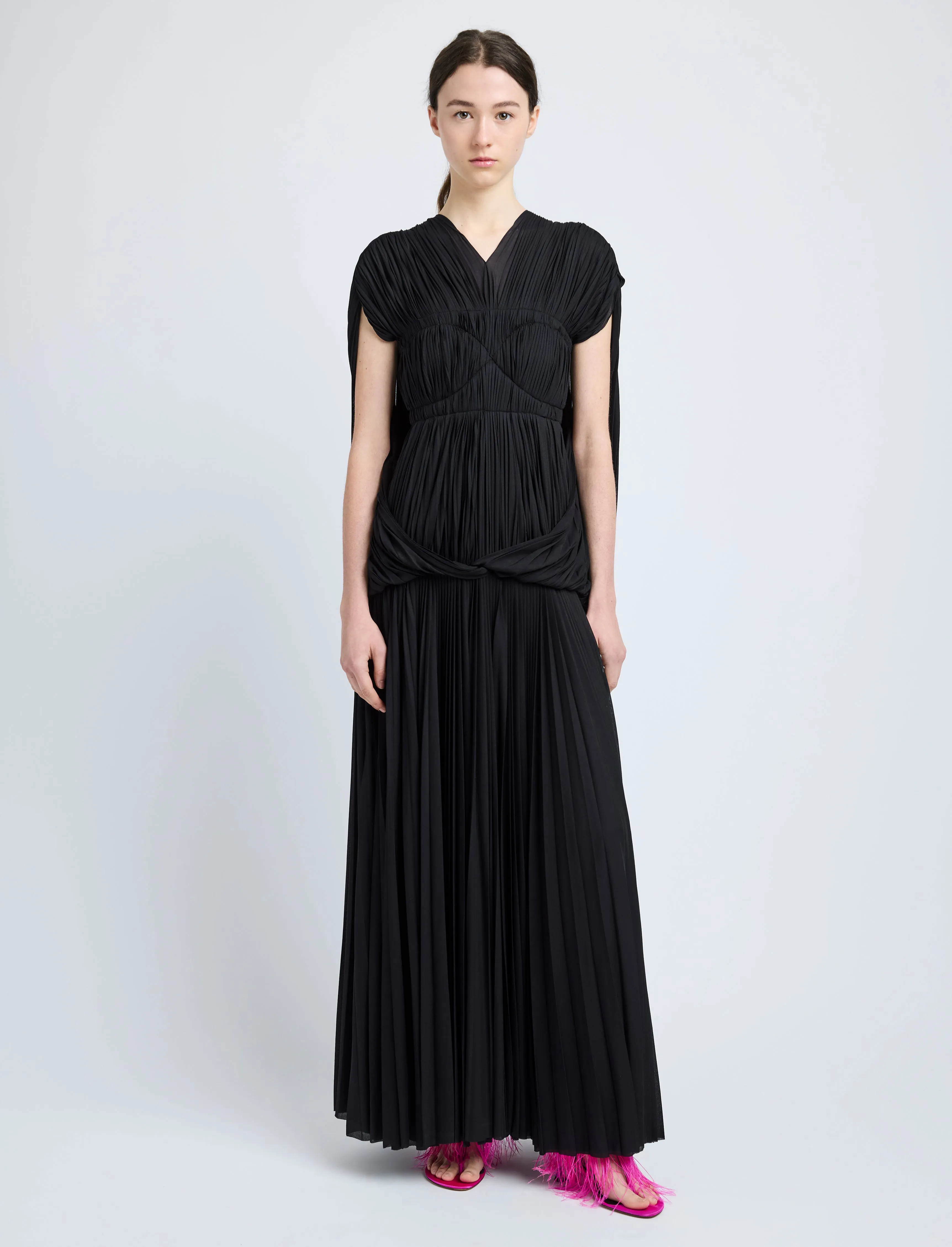 Rumi Dress in Pleated Jersey sold by Proenza Schouler product image thumbnail 2