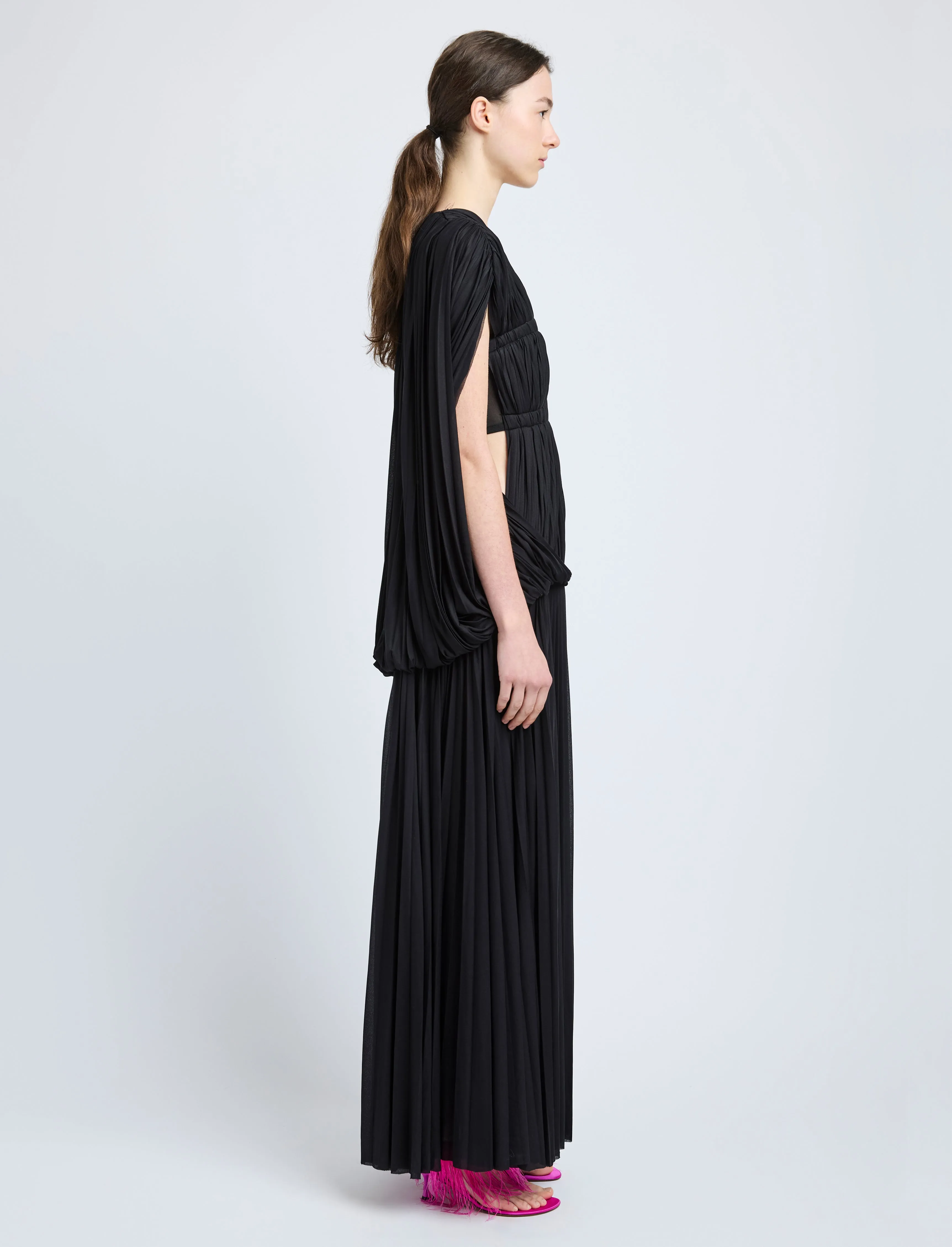 Rumi Dress in Pleated Jersey sold by Proenza Schouler product image thumbnail 3