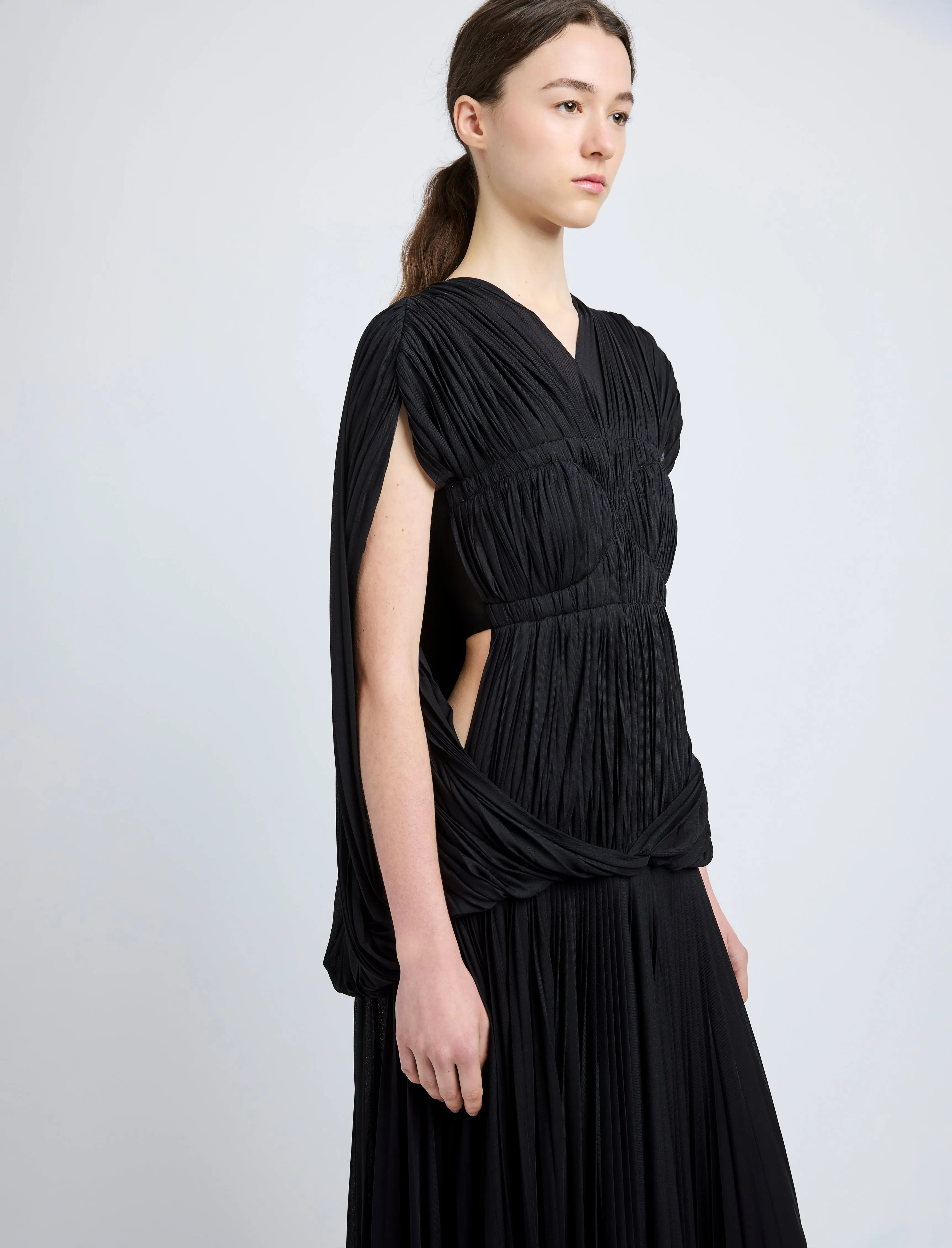 Rumi Dress in Pleated Jersey sold by Proenza Schouler product image thumbnail 5