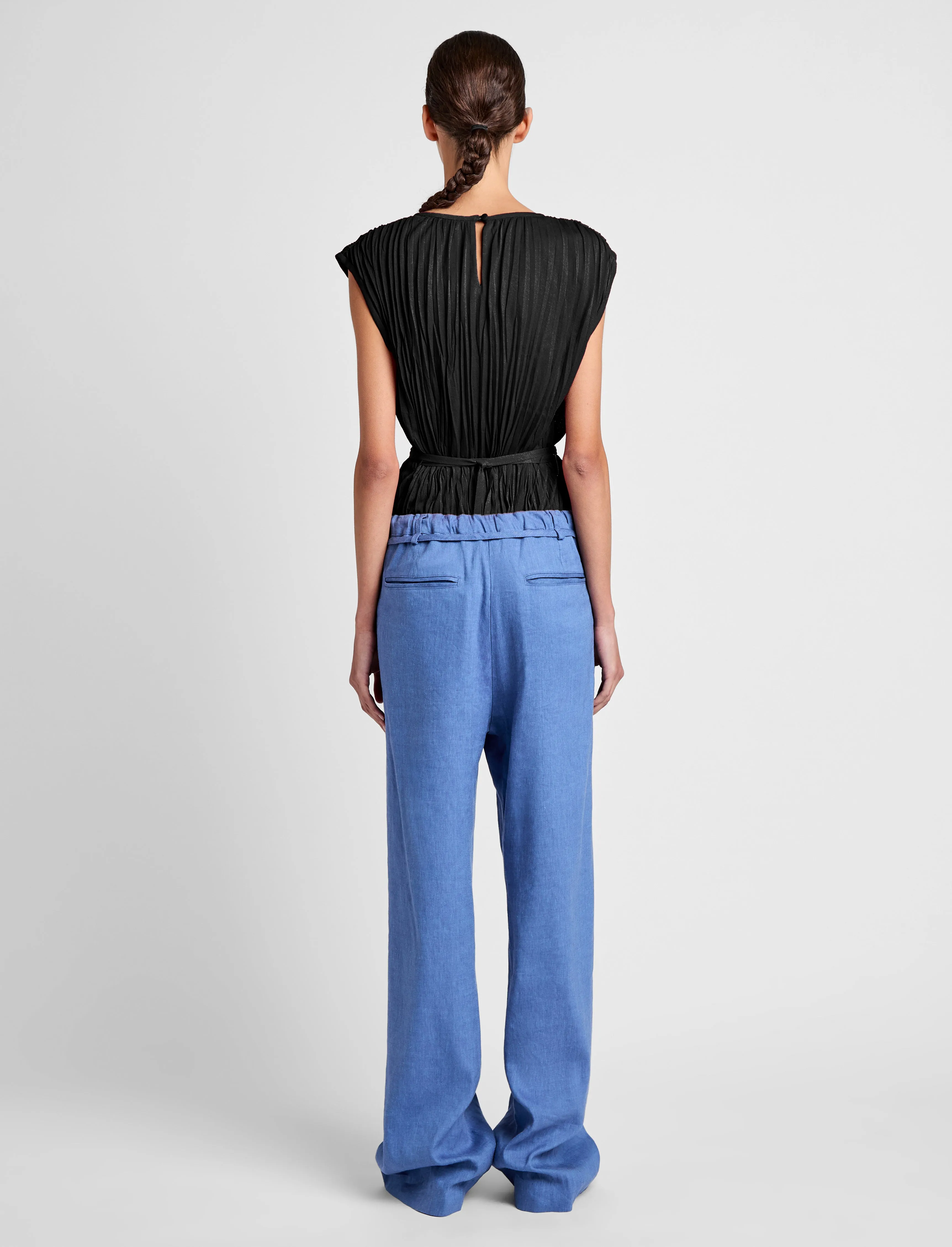 Magnus Pant in Linen Slub sold by Proenza Schouler product image thumbnail 4