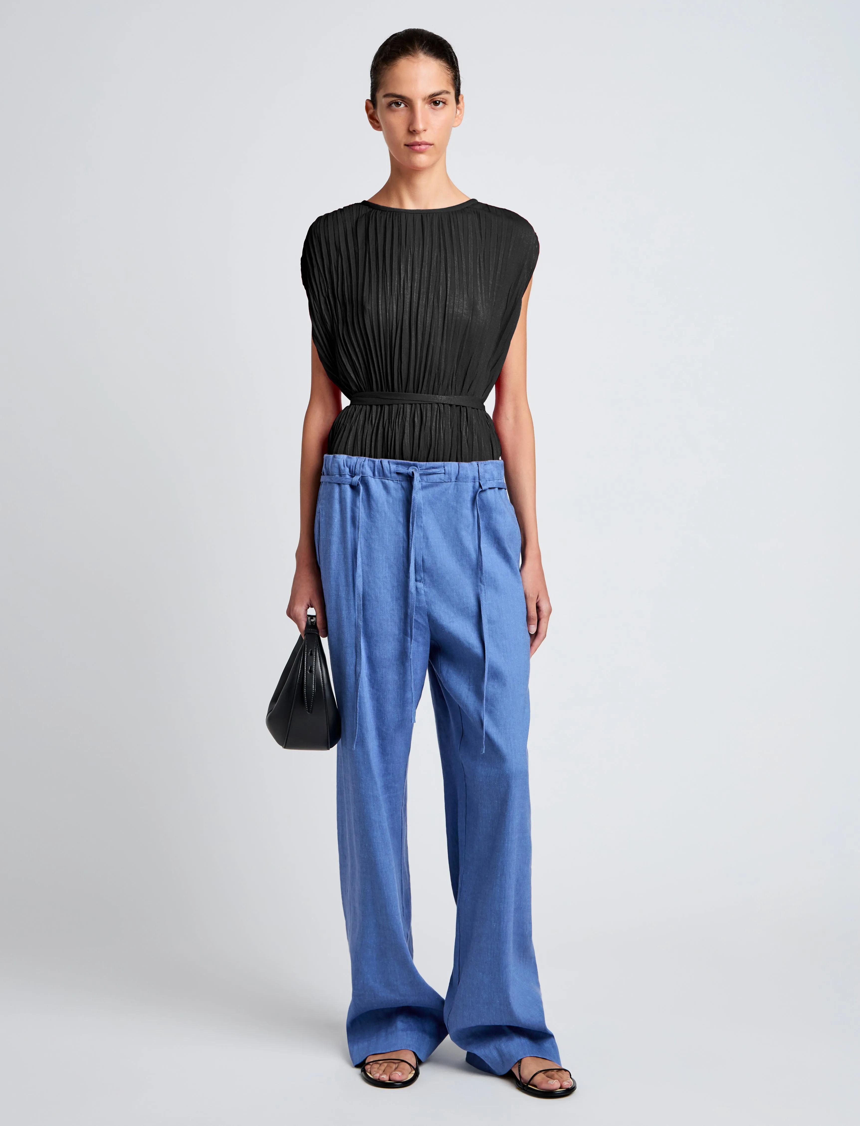 Magnus Pant in Linen Slub sold by Proenza Schouler product image thumbnail 2