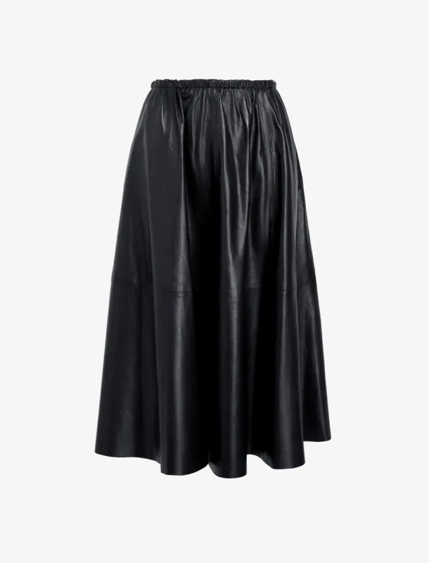 Cece Skirt in Paper Leather made by Proenza Schouler