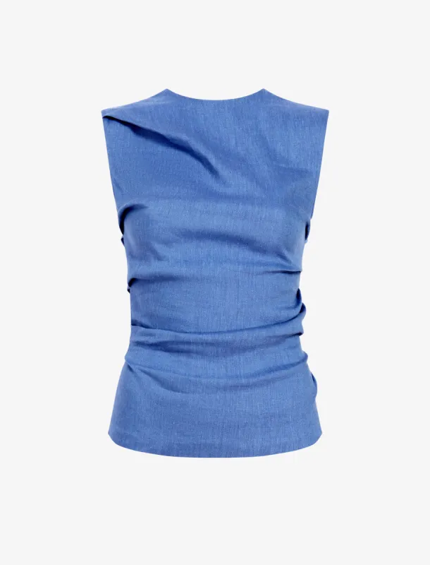 Anoushka Top in Linen Slub sold by Proenza Schouler