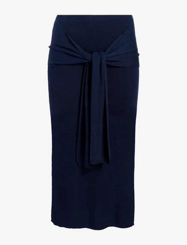 Phelan Knit Skirt in Linen Twist sold by Proenza Schouler