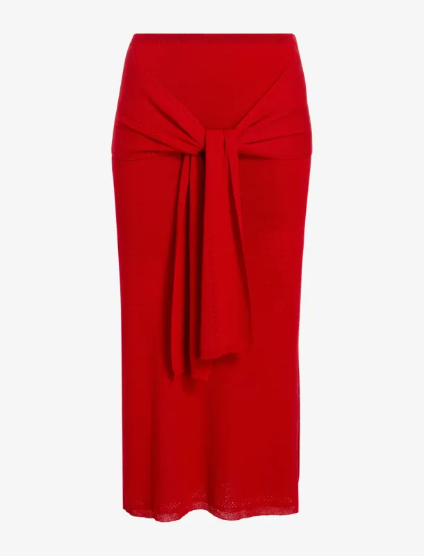 Phelan Knit Skirt in Linen Twist sold by Proenza Schouler
