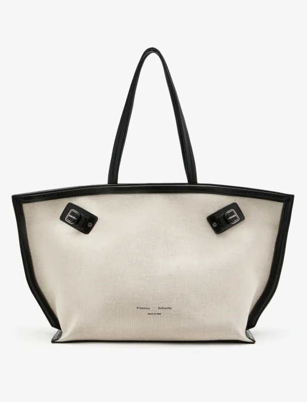 Days Carryall in Natural Linen made by Proenza Schouler