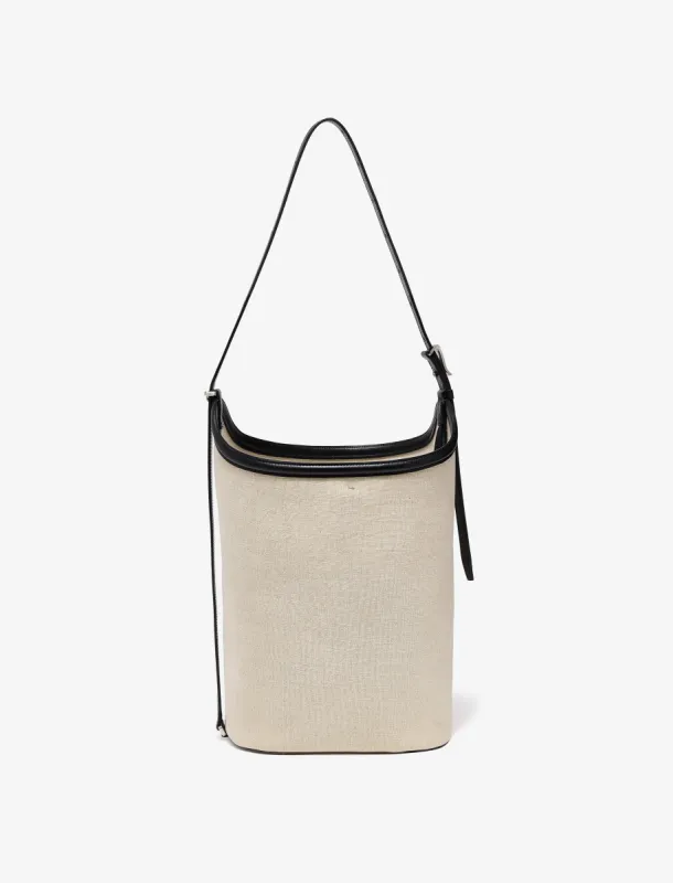 Brant Bucket Bag in Natural Linen sold by Proenza Schouler