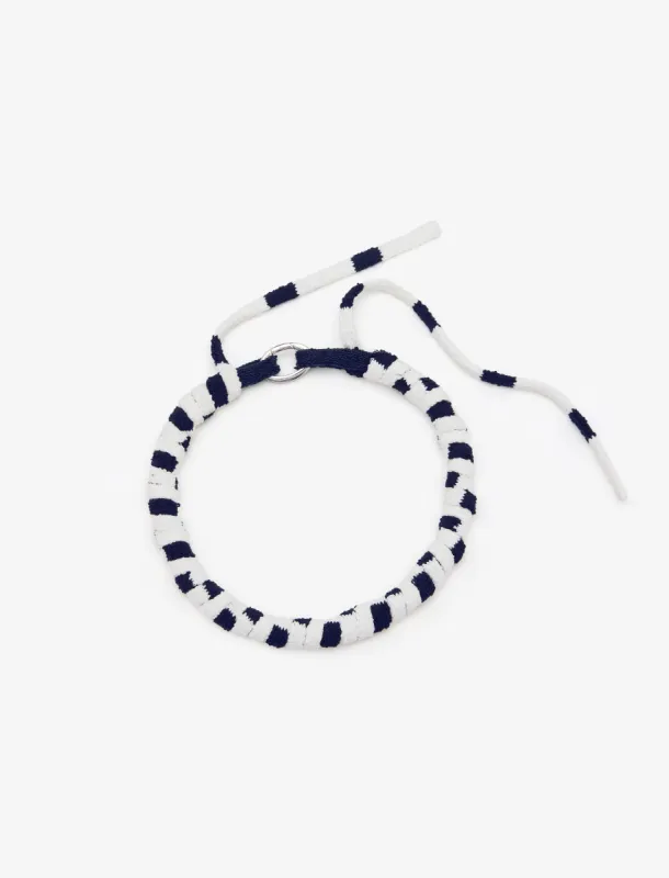 Striped Knit Rolo Necklace made by Proenza Schouler