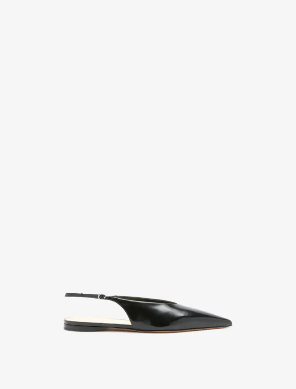 Slash Flat Slingbacks in Spazzolato Leather sold by Proenza Schouler
