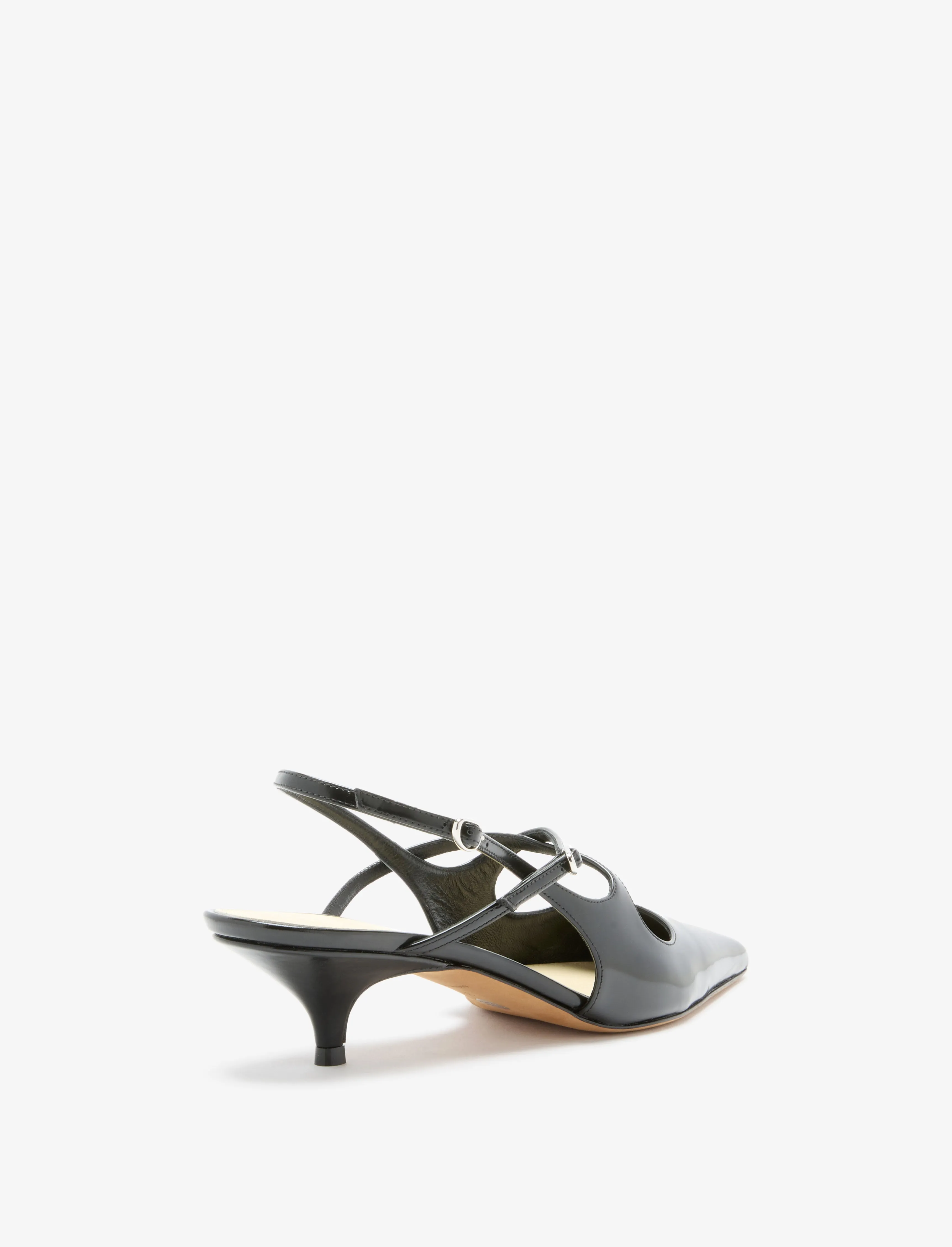 Slash Crossover Slingback Pumps in Spazzolato Leather sold by Proenza Schouler product image thumbnail 3