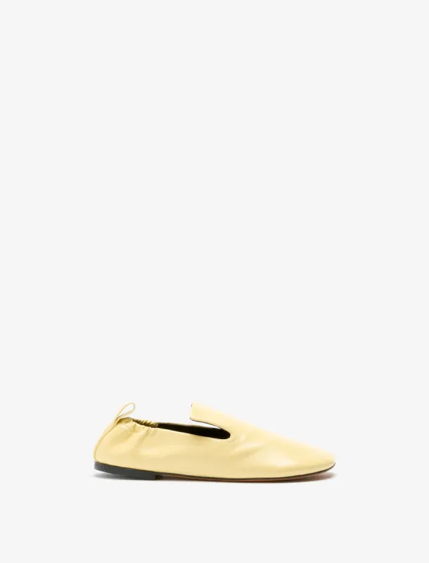 Glove Ruched Loafers in Slick Nappa sold by Proenza Schouler