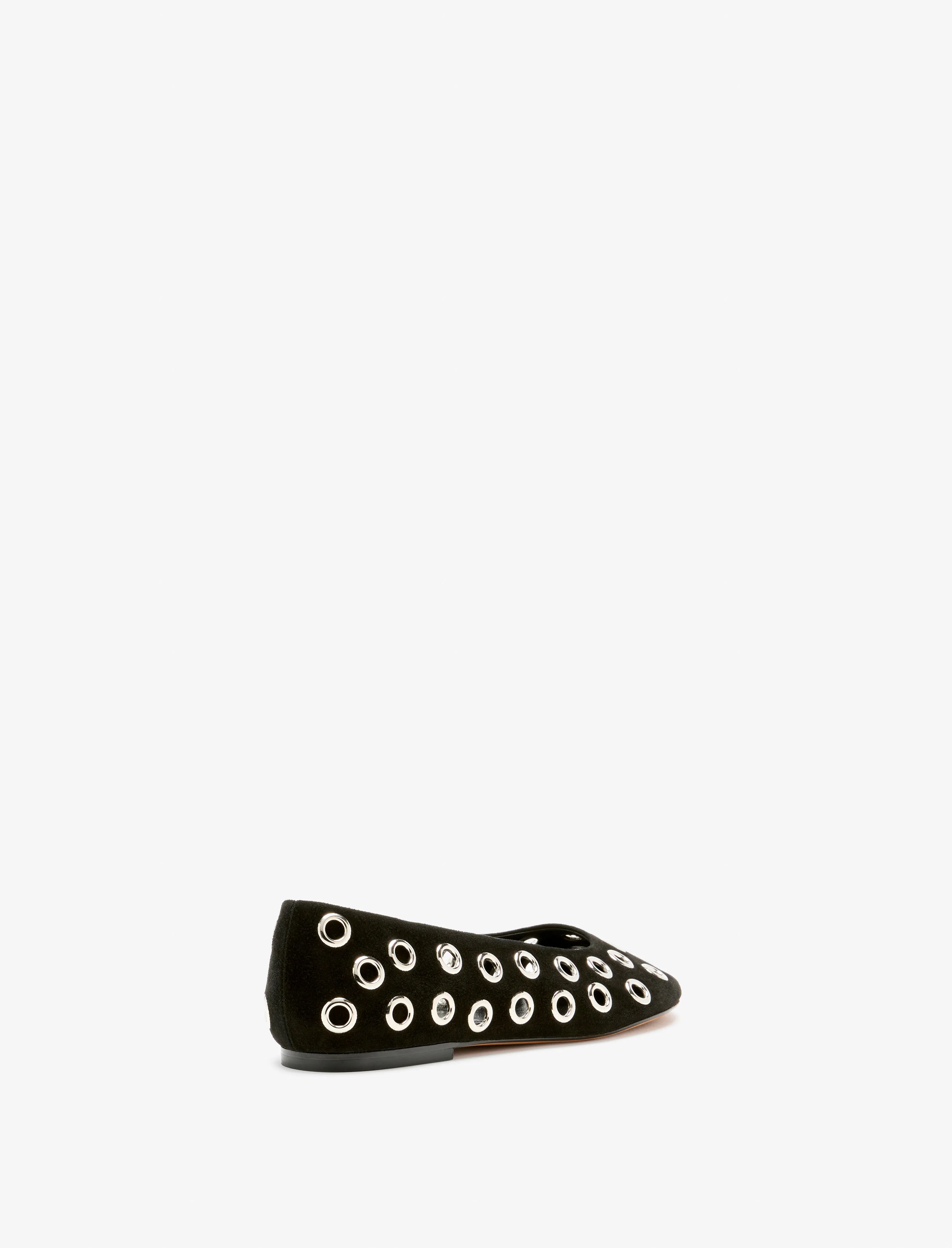 Glove Grommet Flats in Kid suede sold by Proenza Schouler product image thumbnail 3