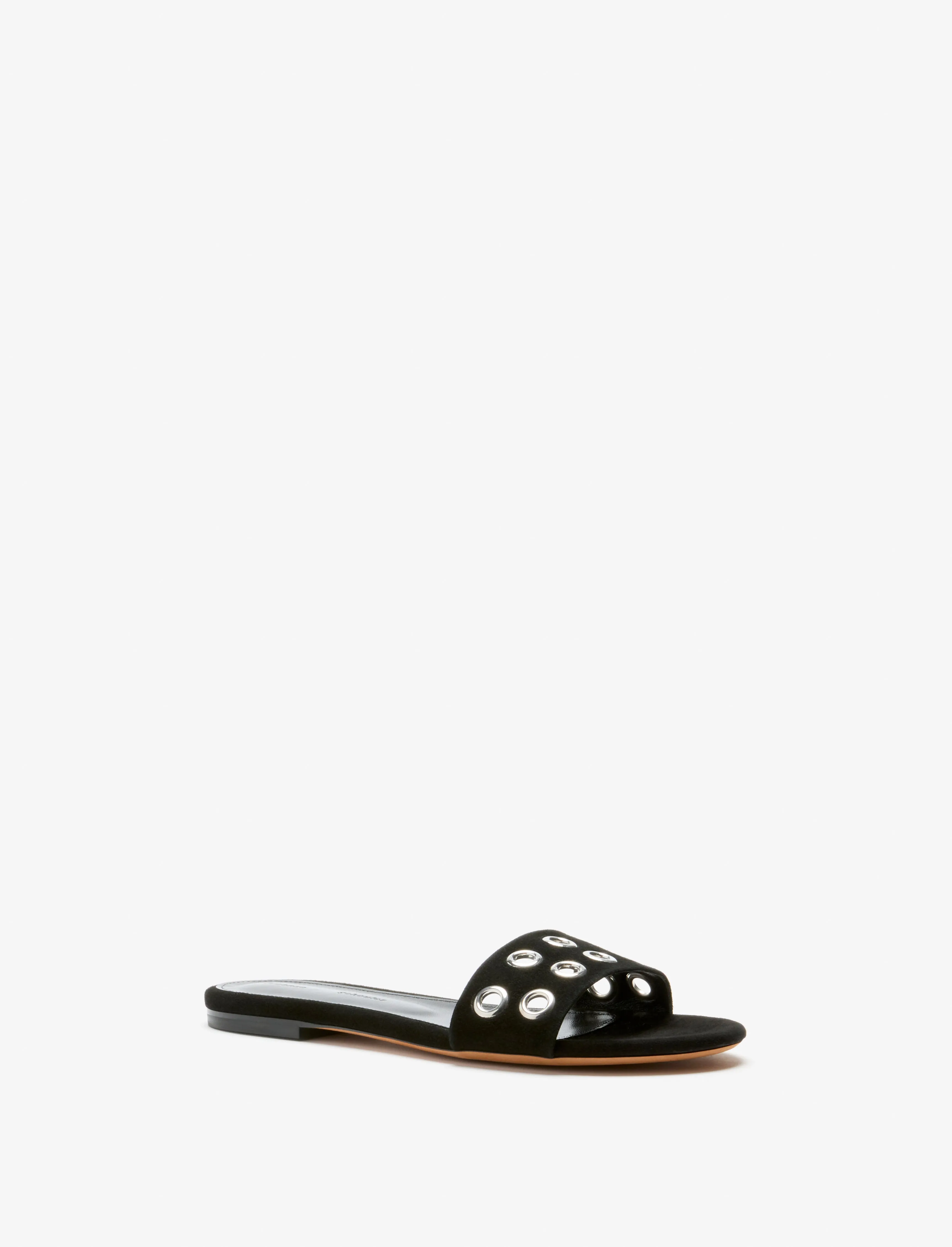 Grommet Slides in Kid Suede sold by Proenza Schouler product image thumbnail 2
