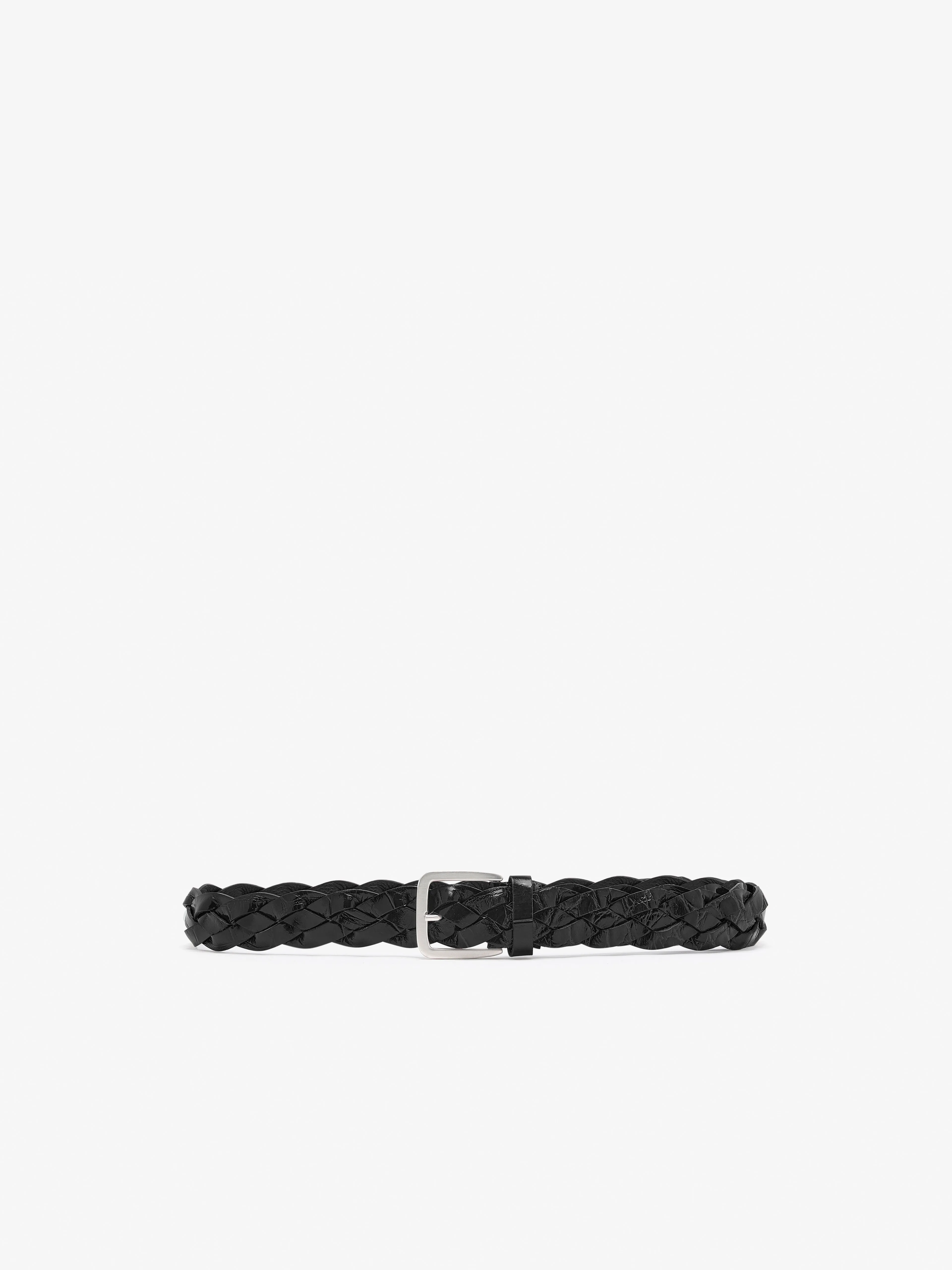 Wide Braid Belt in Croc Embossed Calf sold by Proenza Schouler